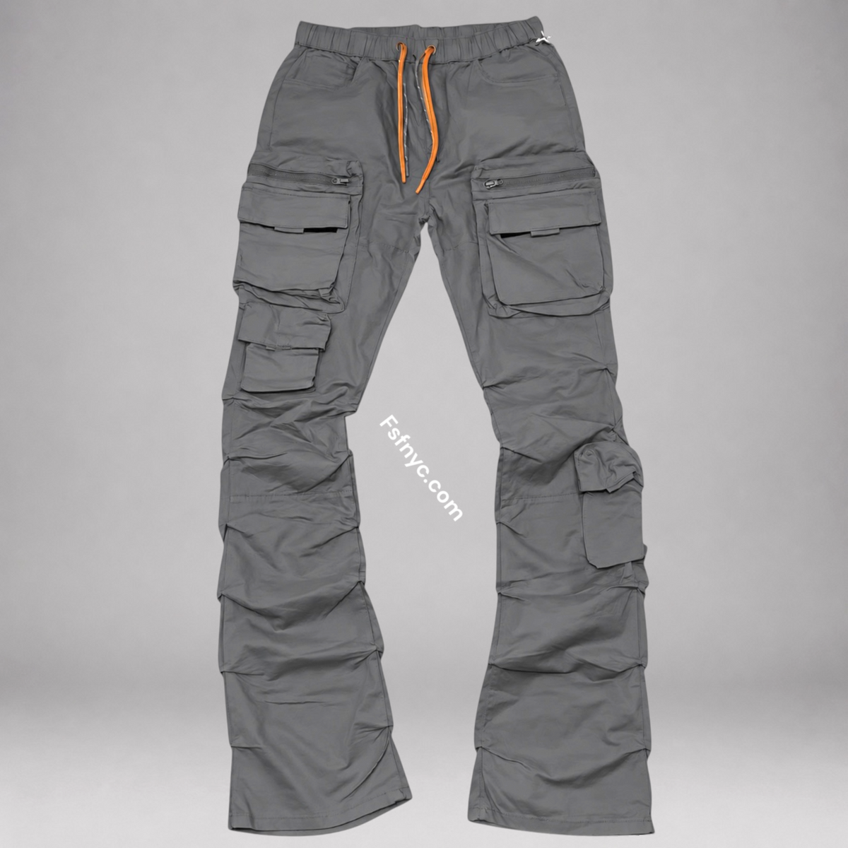 Narr - Stacked Cargo Pants -  Grey - 432