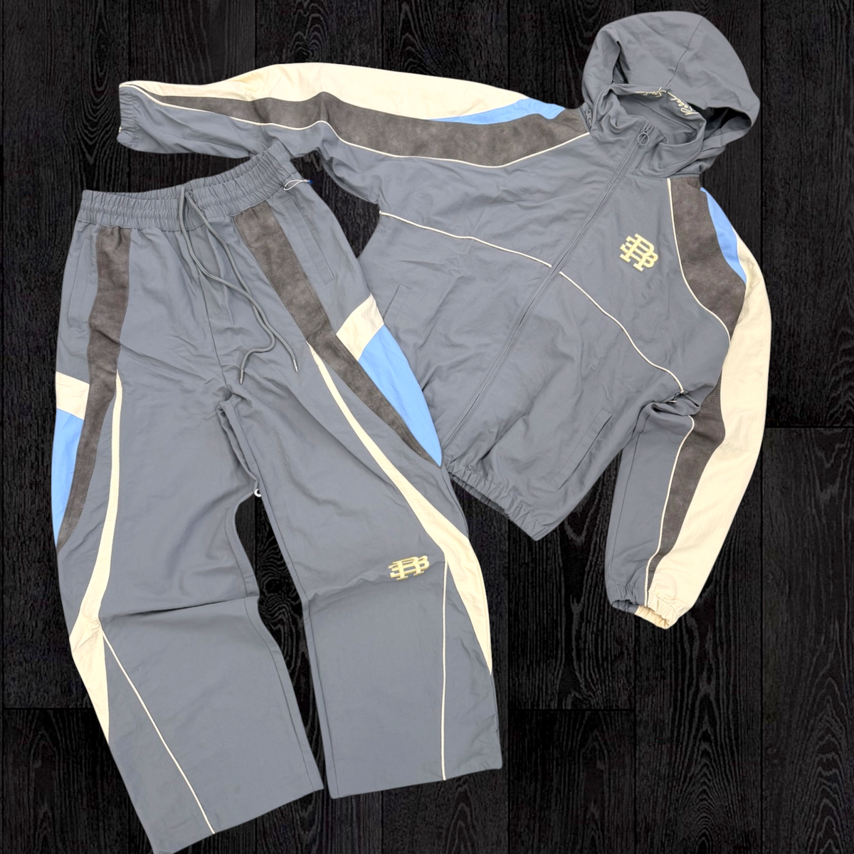 R - Premium Windbreaker Set - Grey - 833