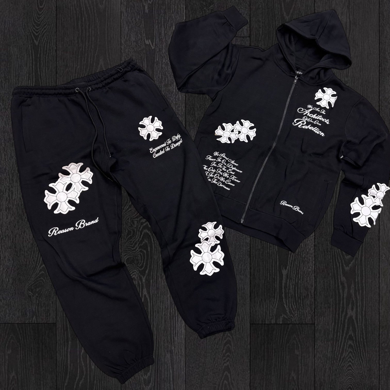 REASON - ARCHITECT Sweatsuit - BLK - 039 040