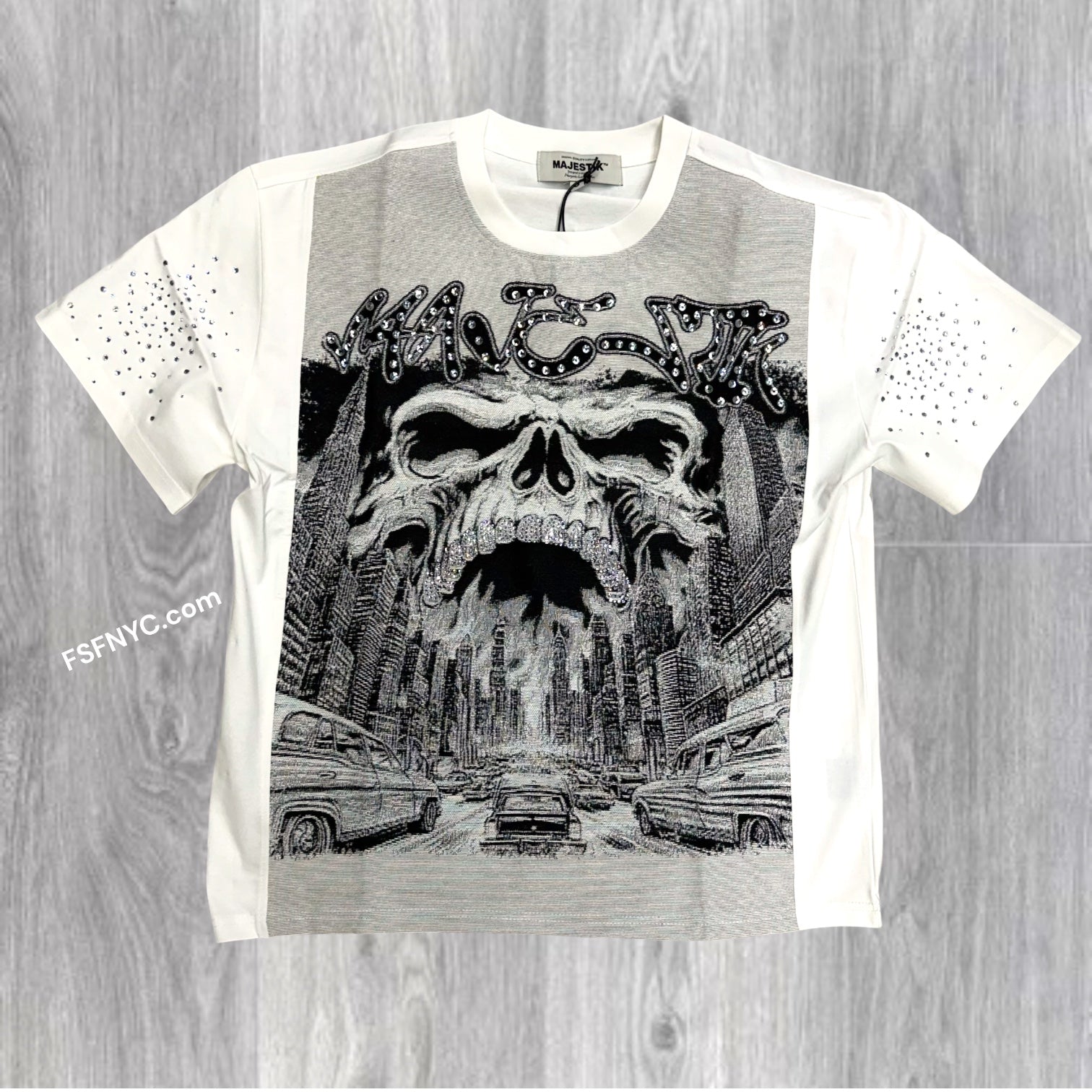 MJSTK- Tapestry City T-shirt  - Cream - 2633