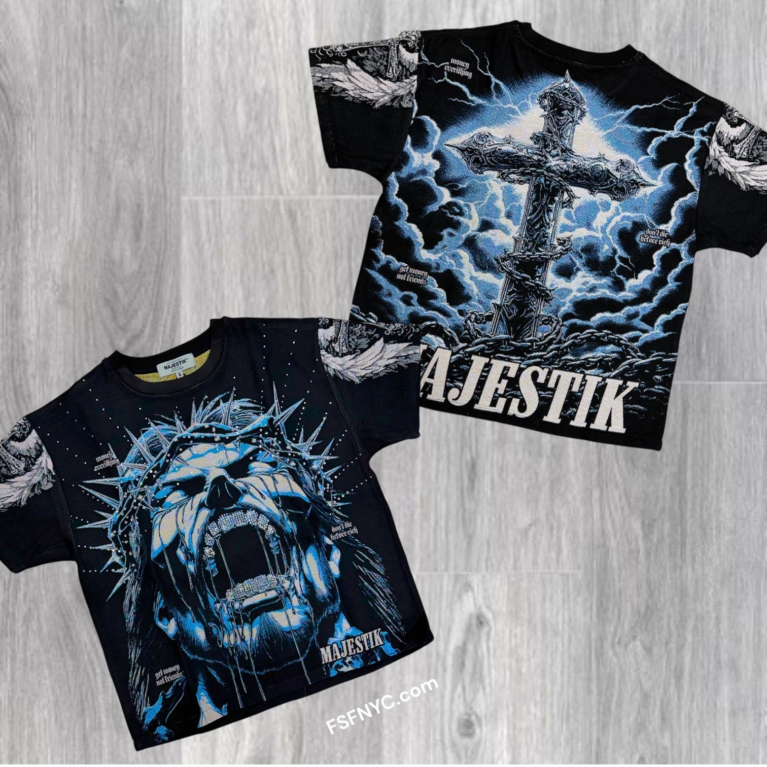 MJSTK- Tapestry Hard T-shirt - Black - 2641