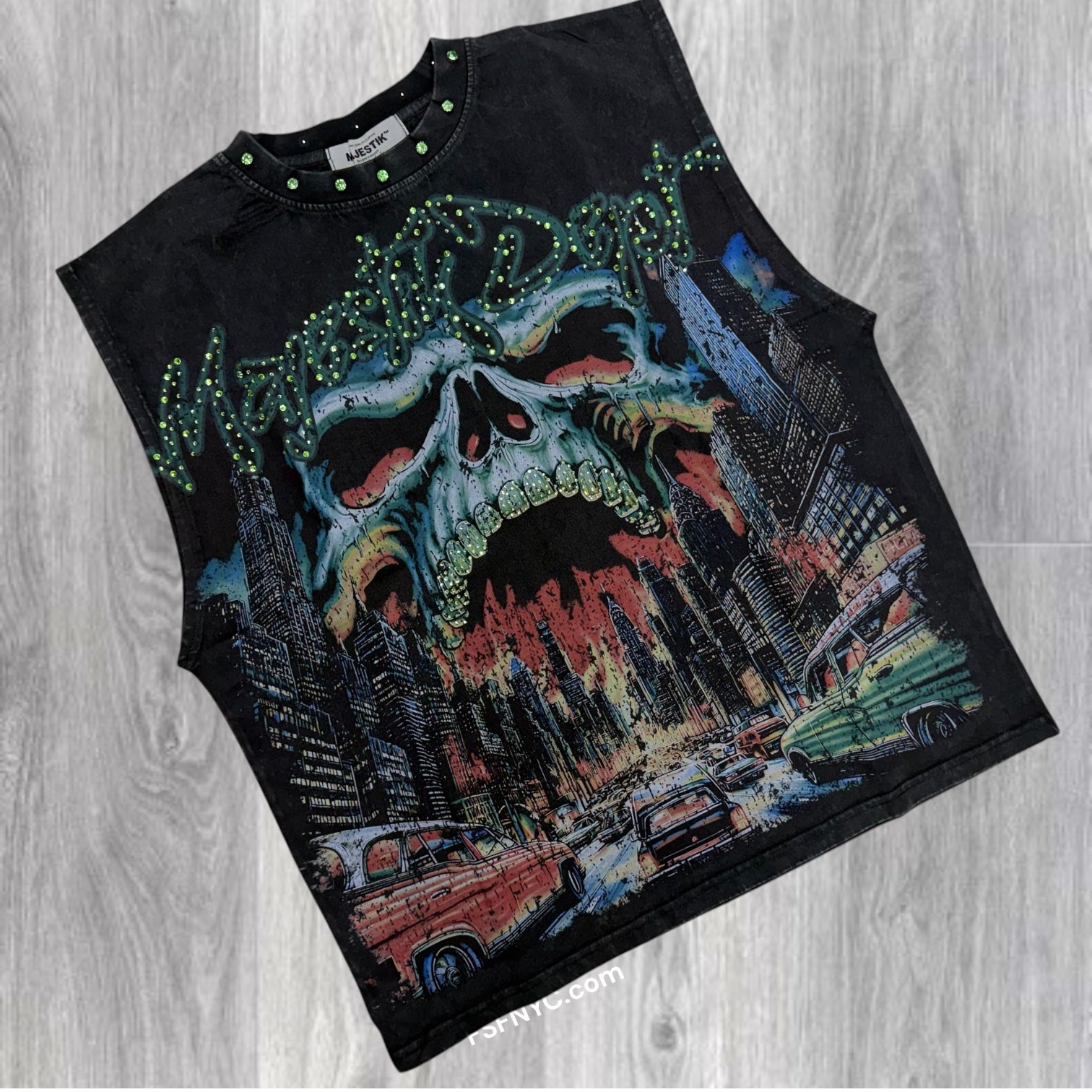 MJSTK- Sleeveless Global - Black - 26031