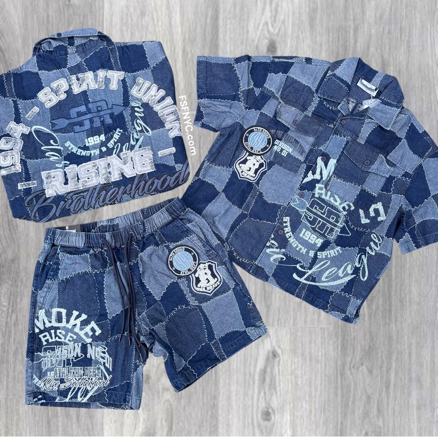Rise - SET - Denim Short Set - Nautical.Blue - s497