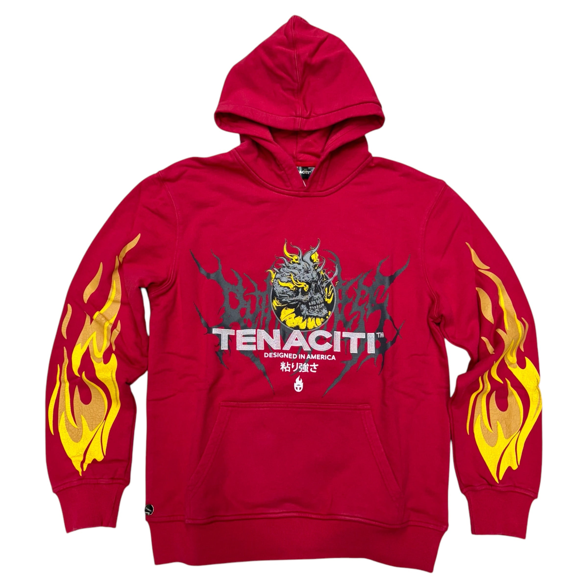 Tenaciti  Hoodie Red 1045