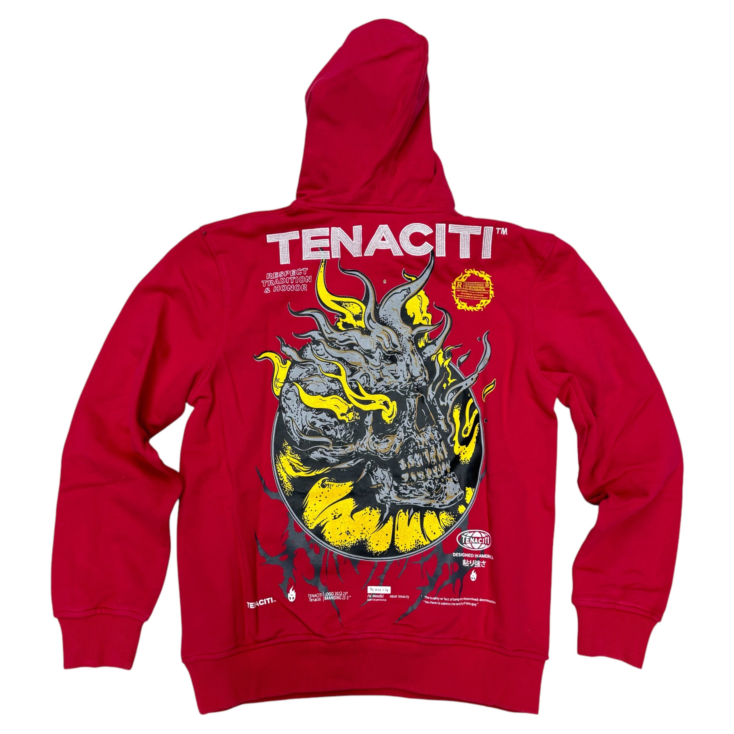 Tenaciti  Hoodie Red 1045