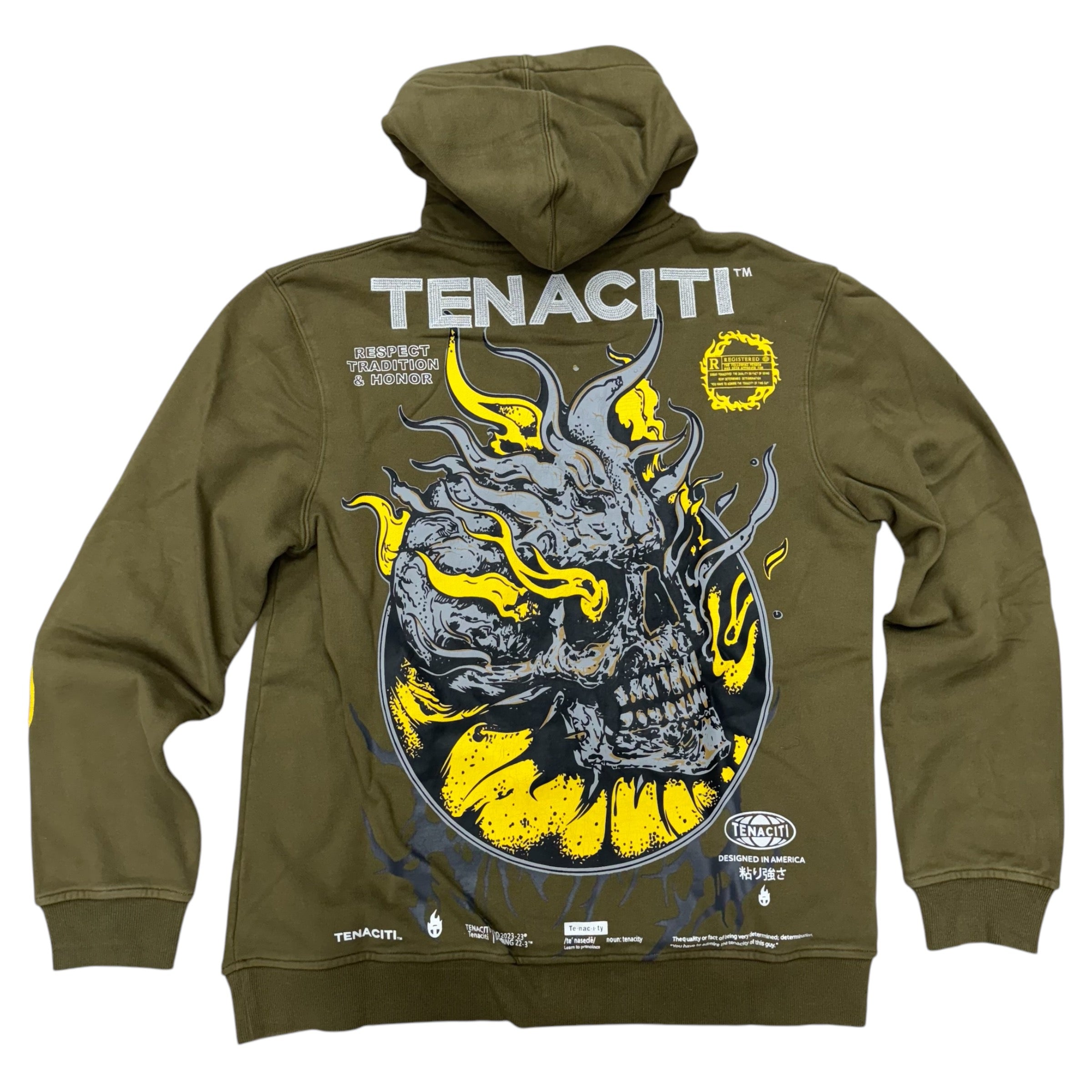 Tenaciti  Hoodie olive 1045