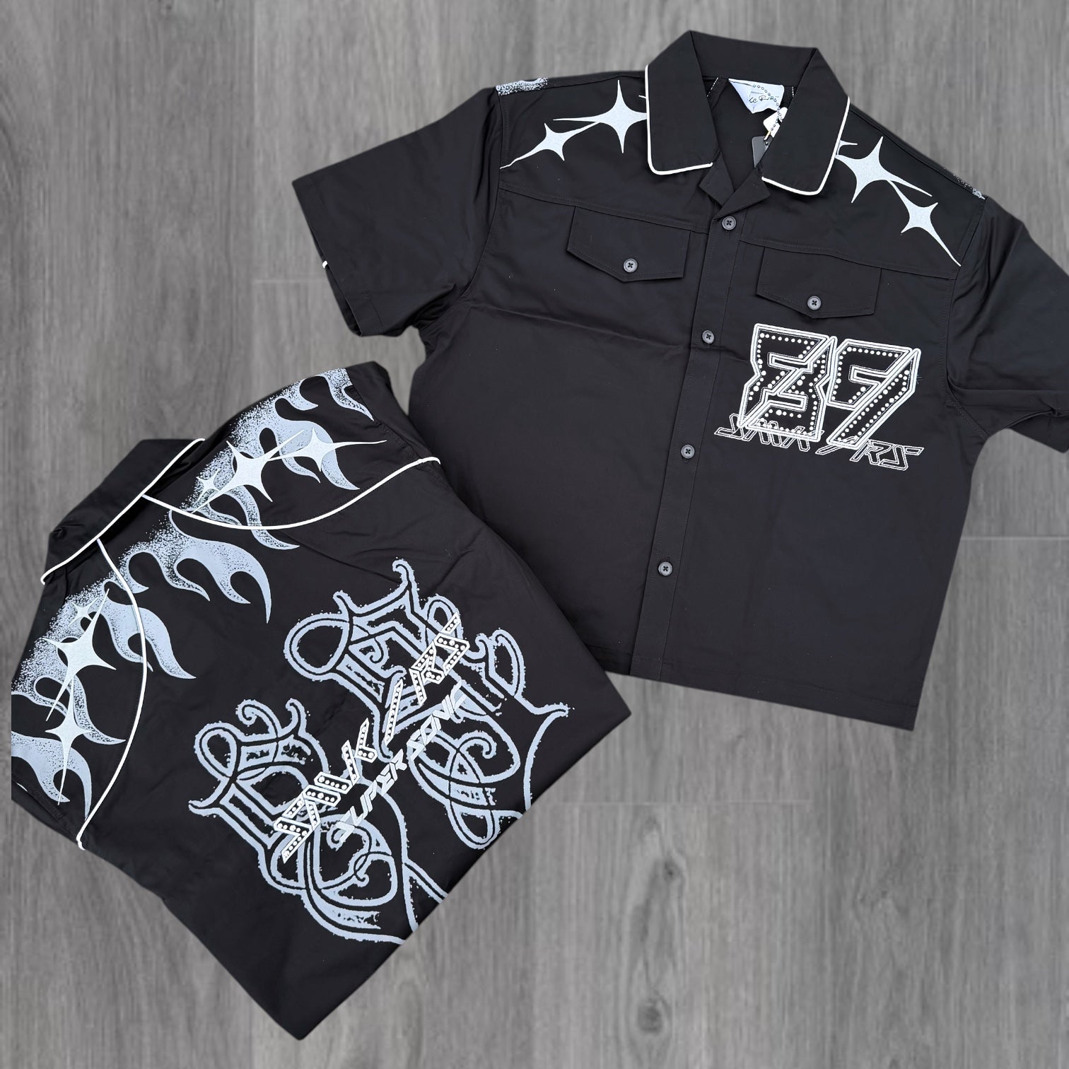 Rise - SUSO Button Down Shirt - Black - 490