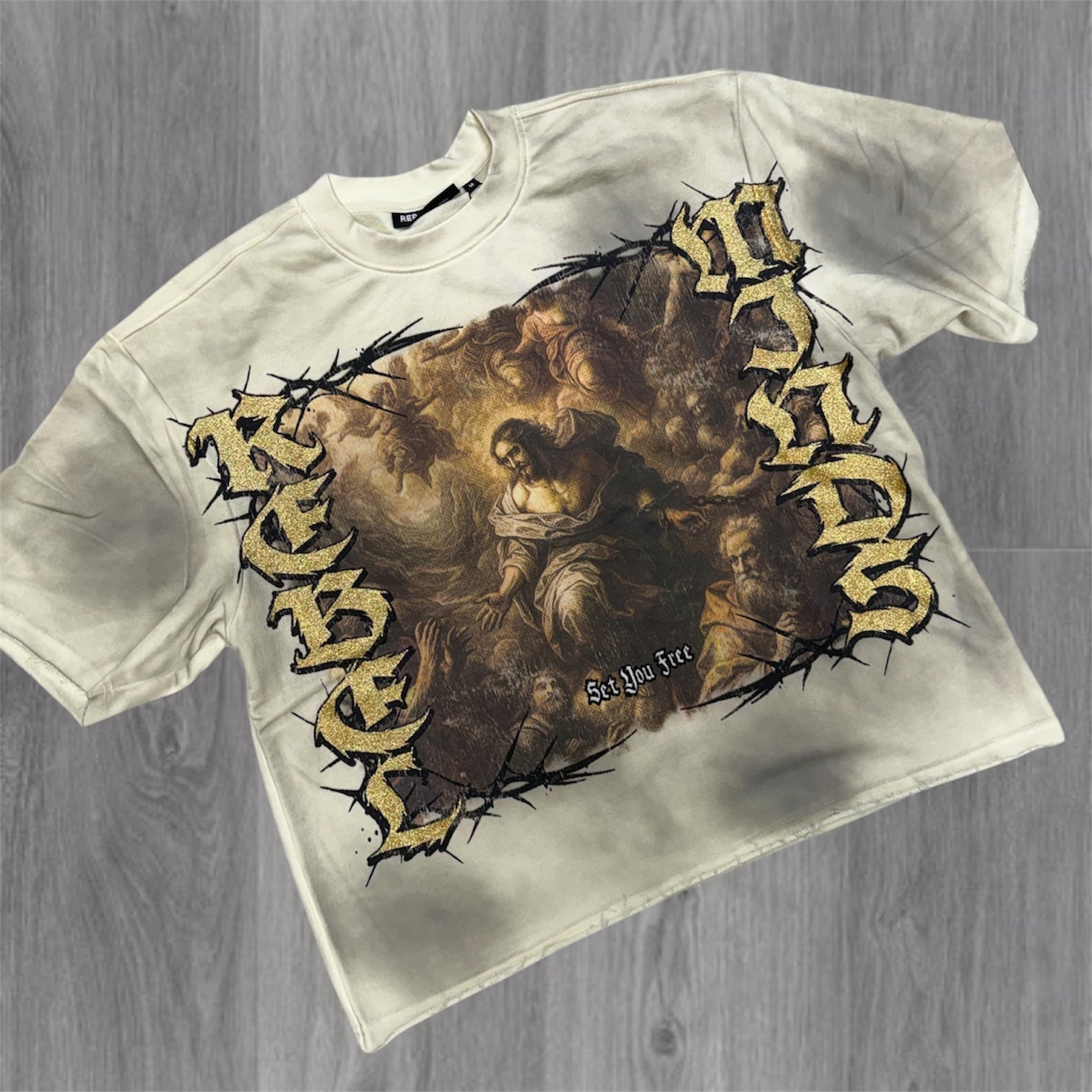 Rebel - Set You Free T-shirt - cream - 160