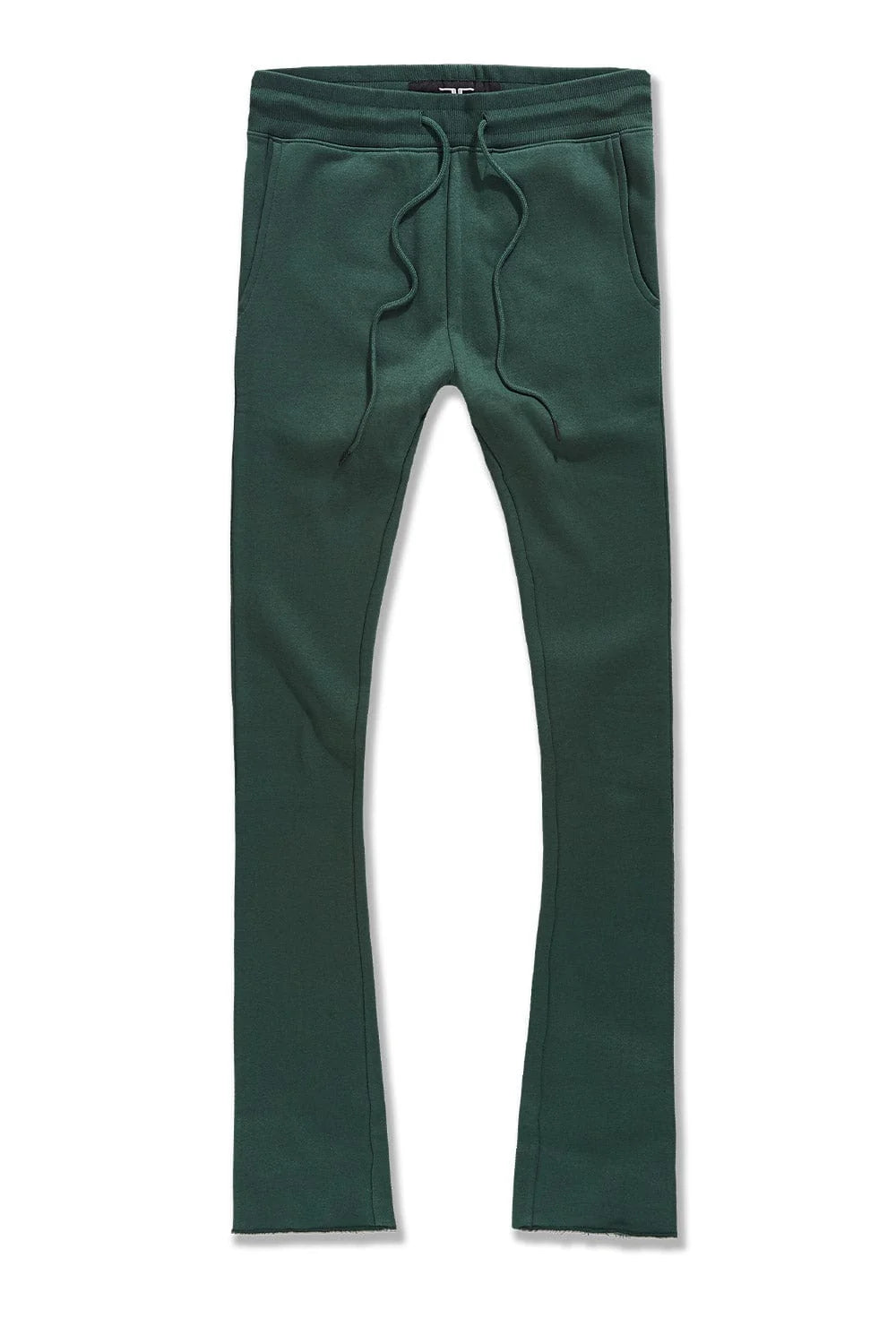 JC Stacked sweats Hunter green   8860L