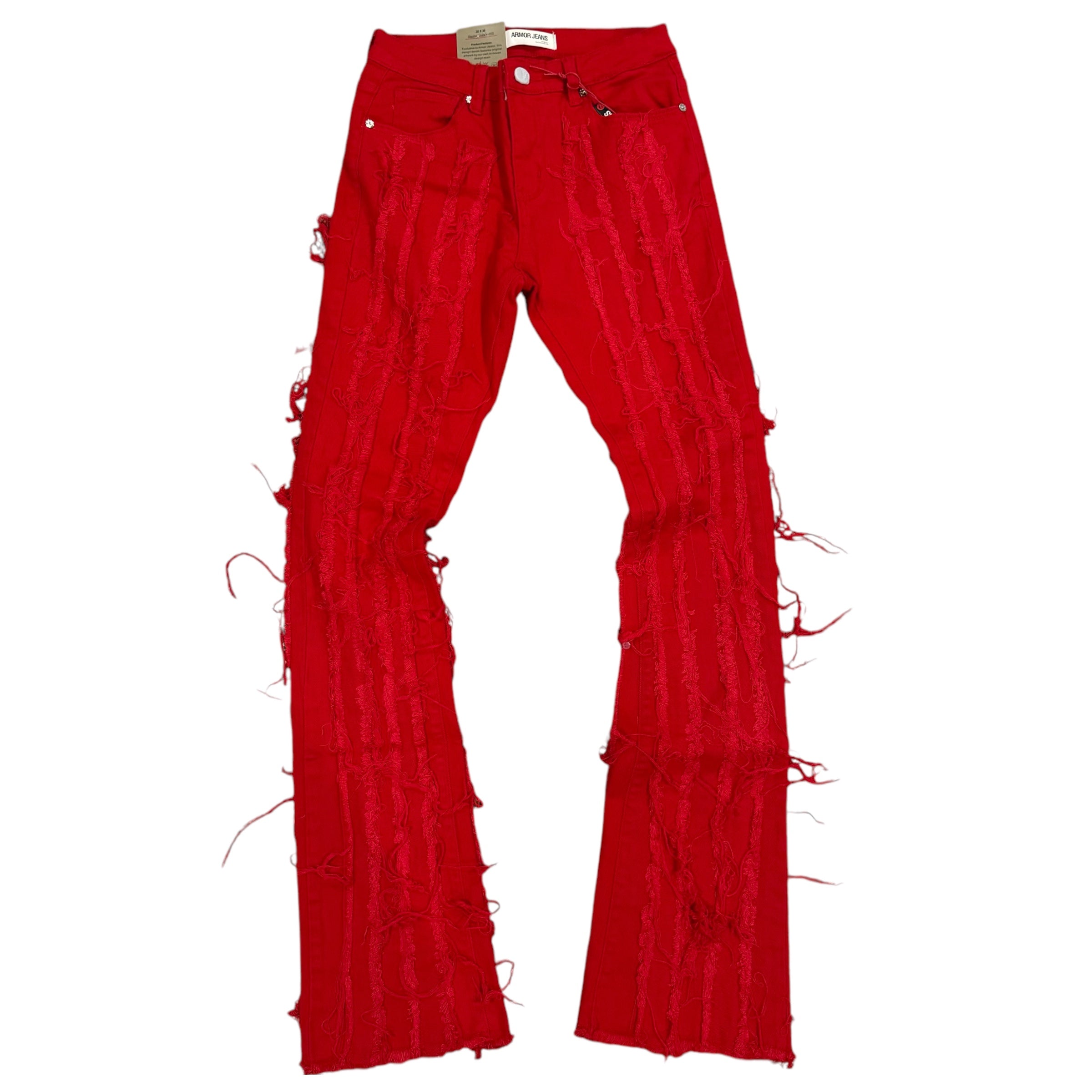 FSF Stacked Vertical Frey Denim Red AJS6721