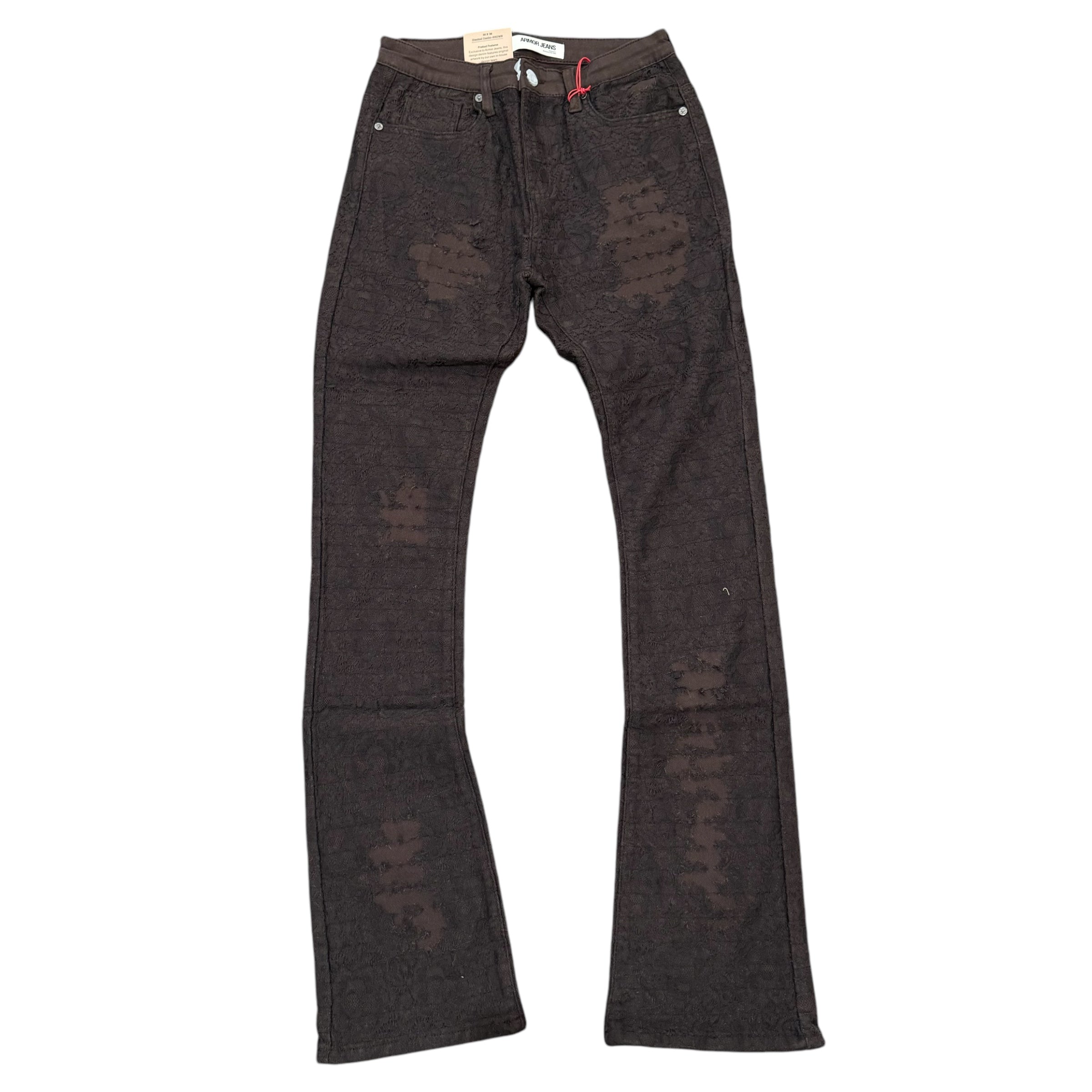 FSF Stacked Lace Denim Brown AJS69211