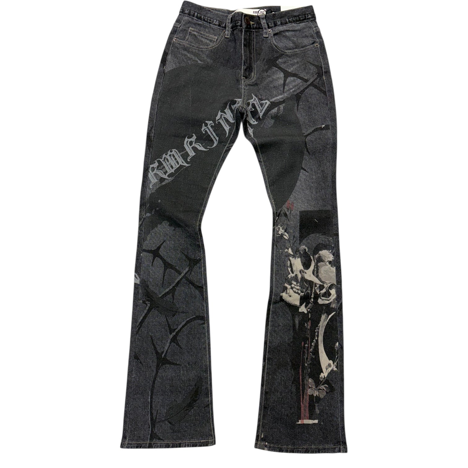 Armor - stacked Graphic Denim - BLACK - RM210SK-2