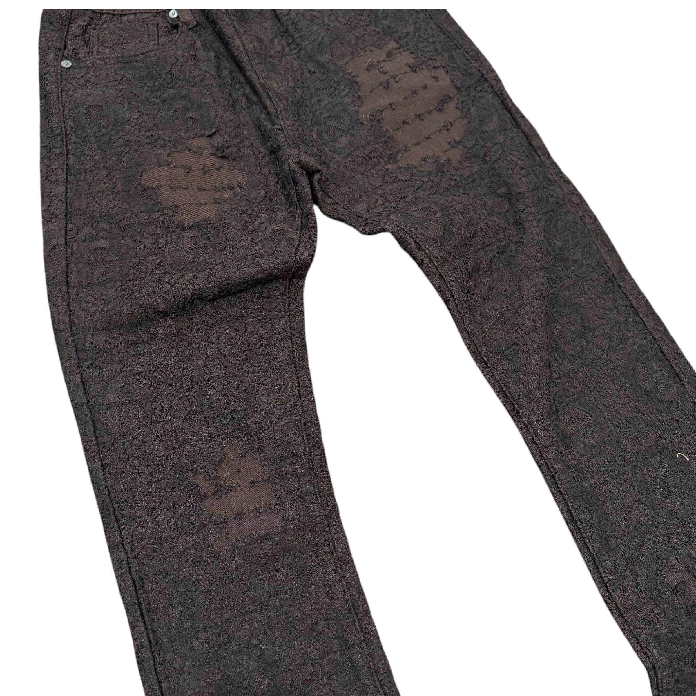 FSF Stacked Lace Denim Brown AJS69211