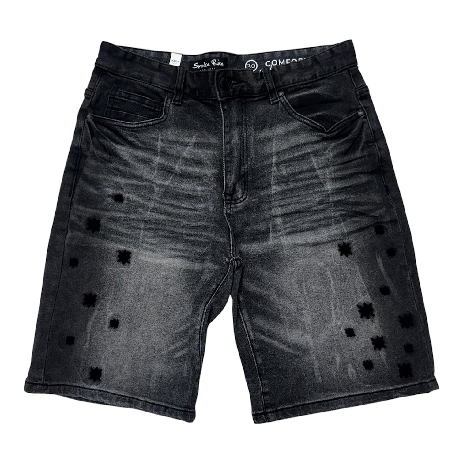 Rise -  Denim Shorts - smoky black   - 590z