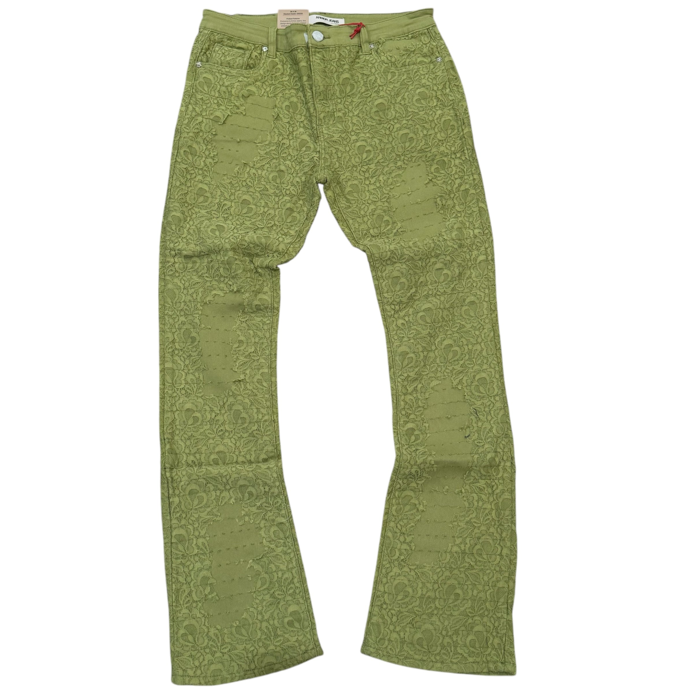 FSF Stacked Lace Denim Green AJS69242