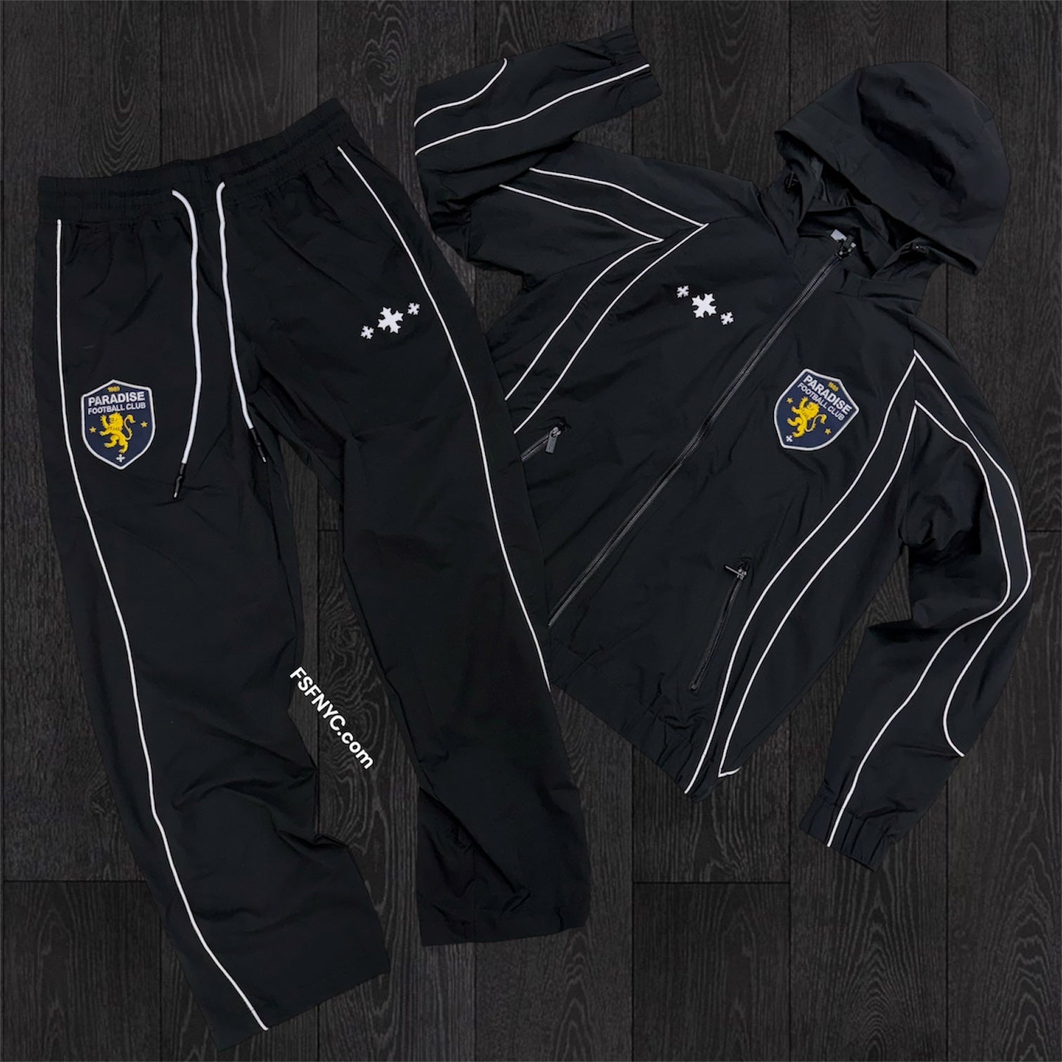 SYP - Windbreaker set - Black - 8807