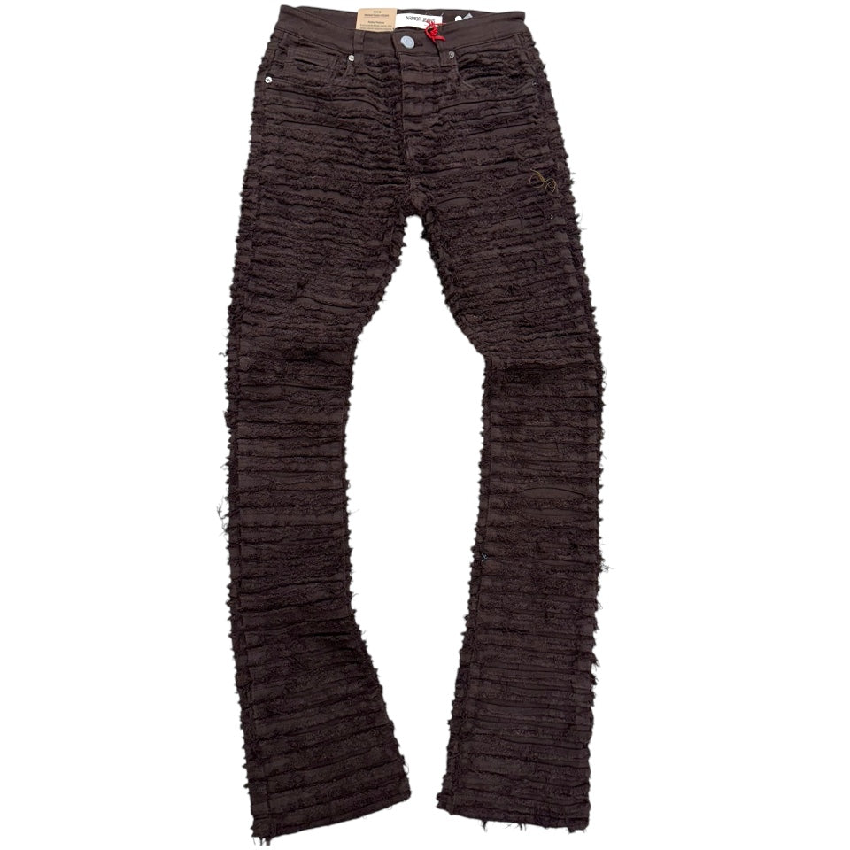 FSF Stacked Tassels/Thrashed Denim Brown  AJS69311