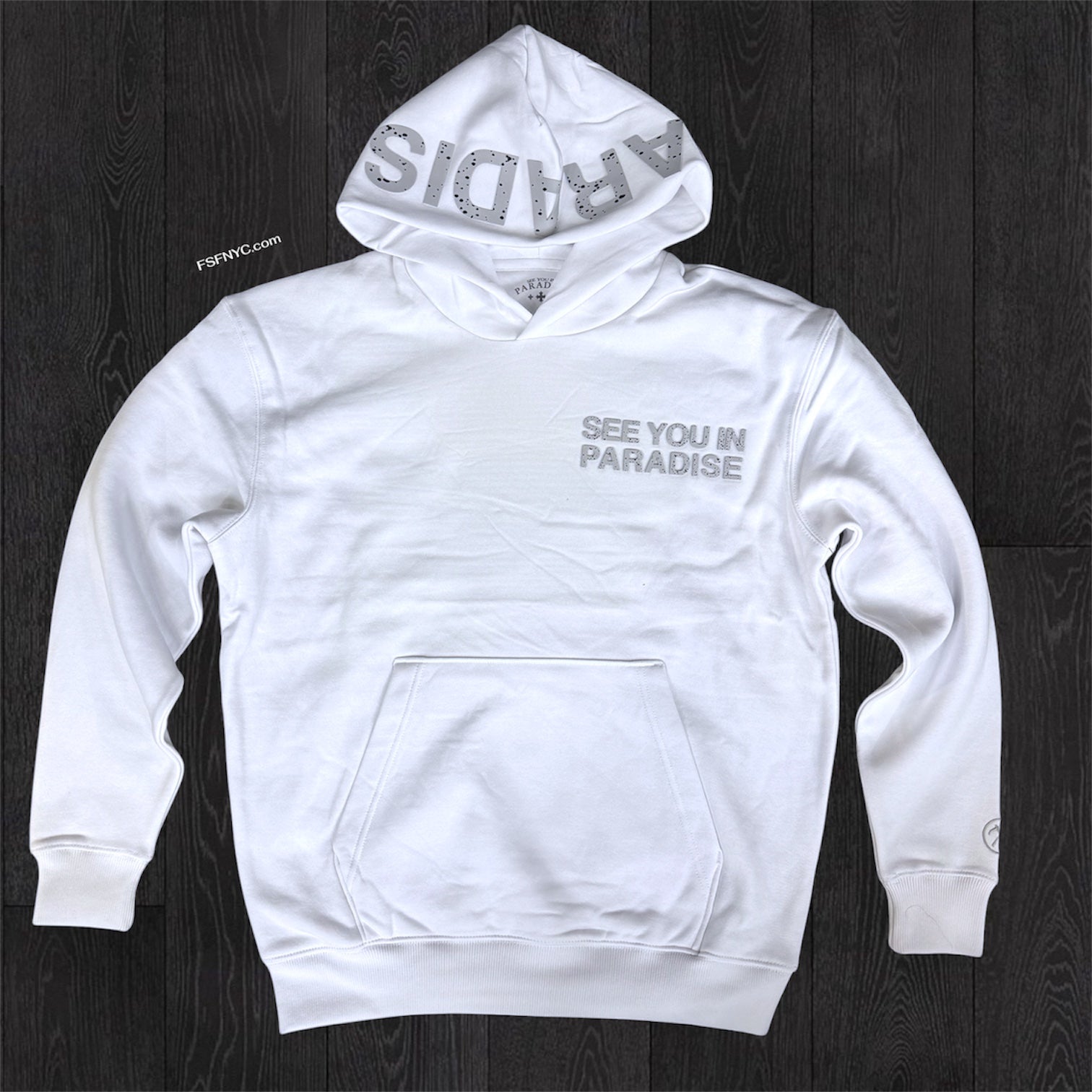 SYP - See You In Paradise Hoodie - White  - 8808