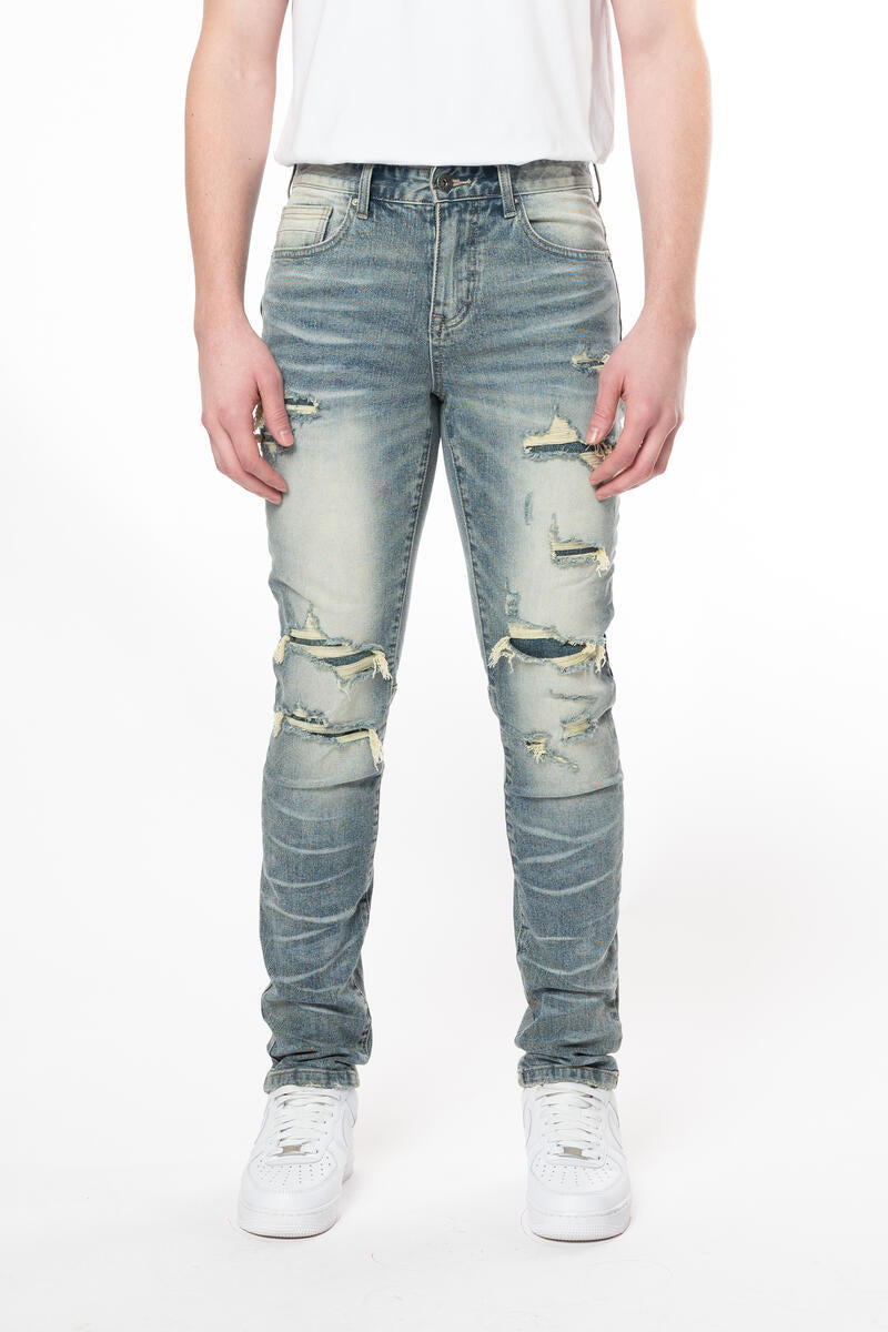 Rise rips and repair jeans chester 23532