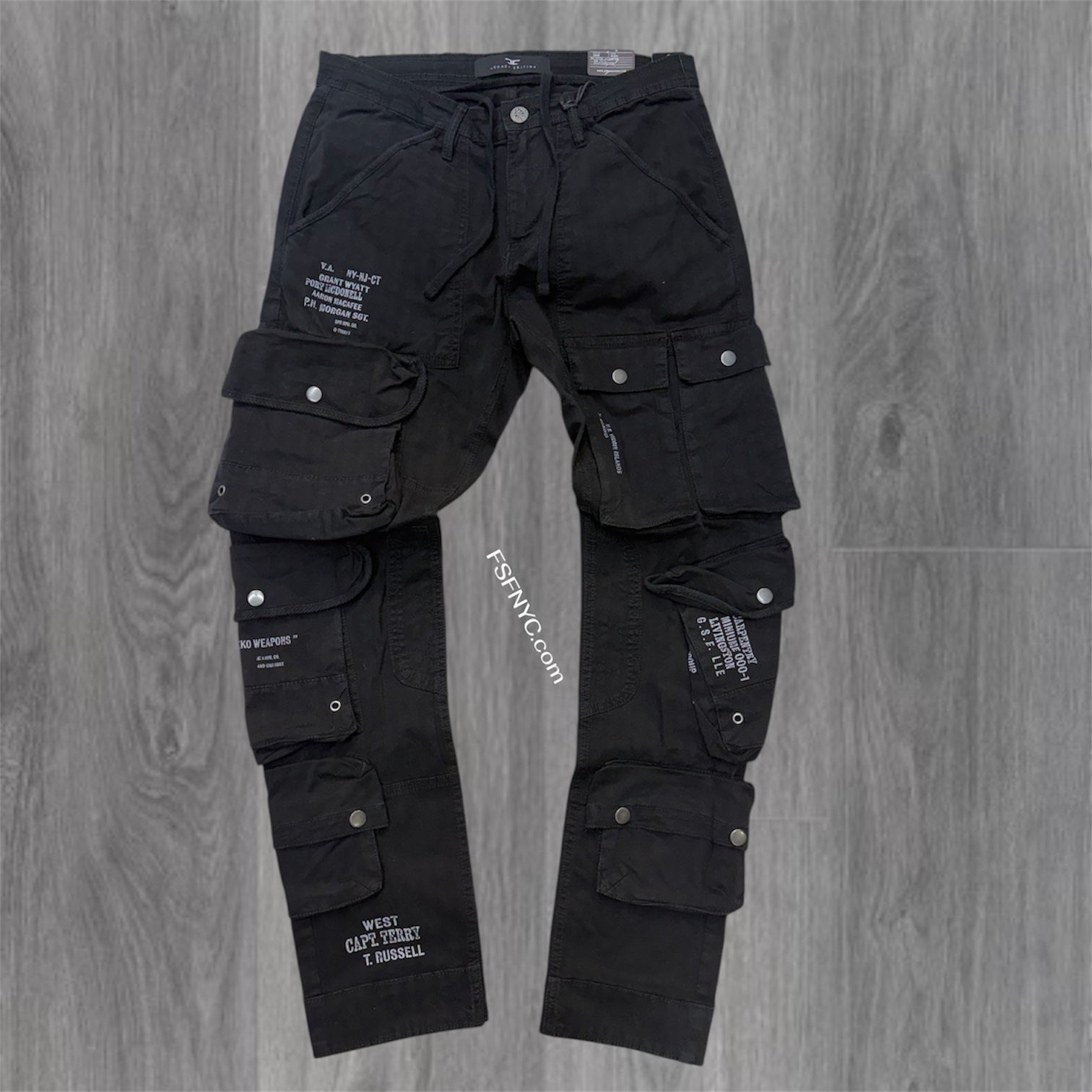 JC - Utility Slim Fit Cargo - Black - 5683M