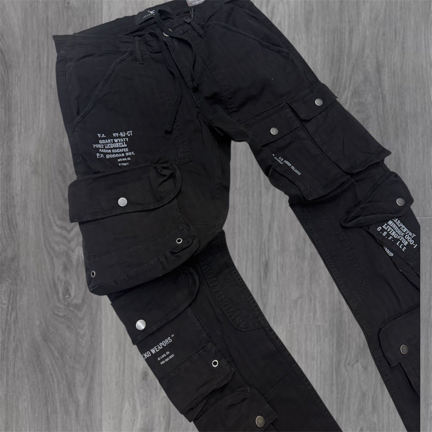 JC - Utility Slim Fit Cargo - Black - 5683M