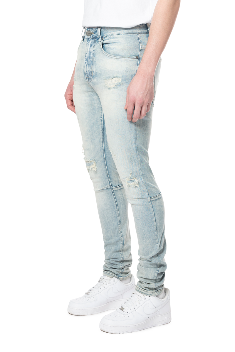 Rise Vintage washed Jeans elm Blue 24101