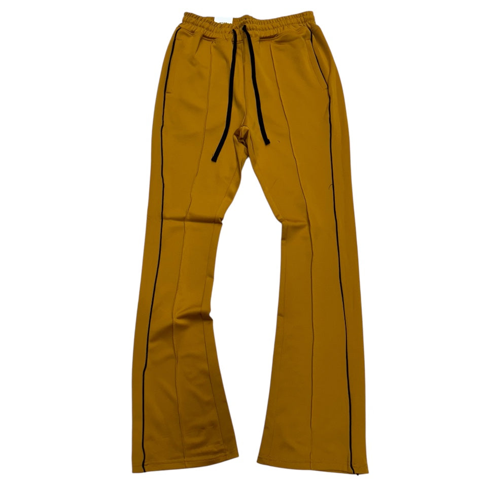 Rebel Stacked Flare Track pants timber 470