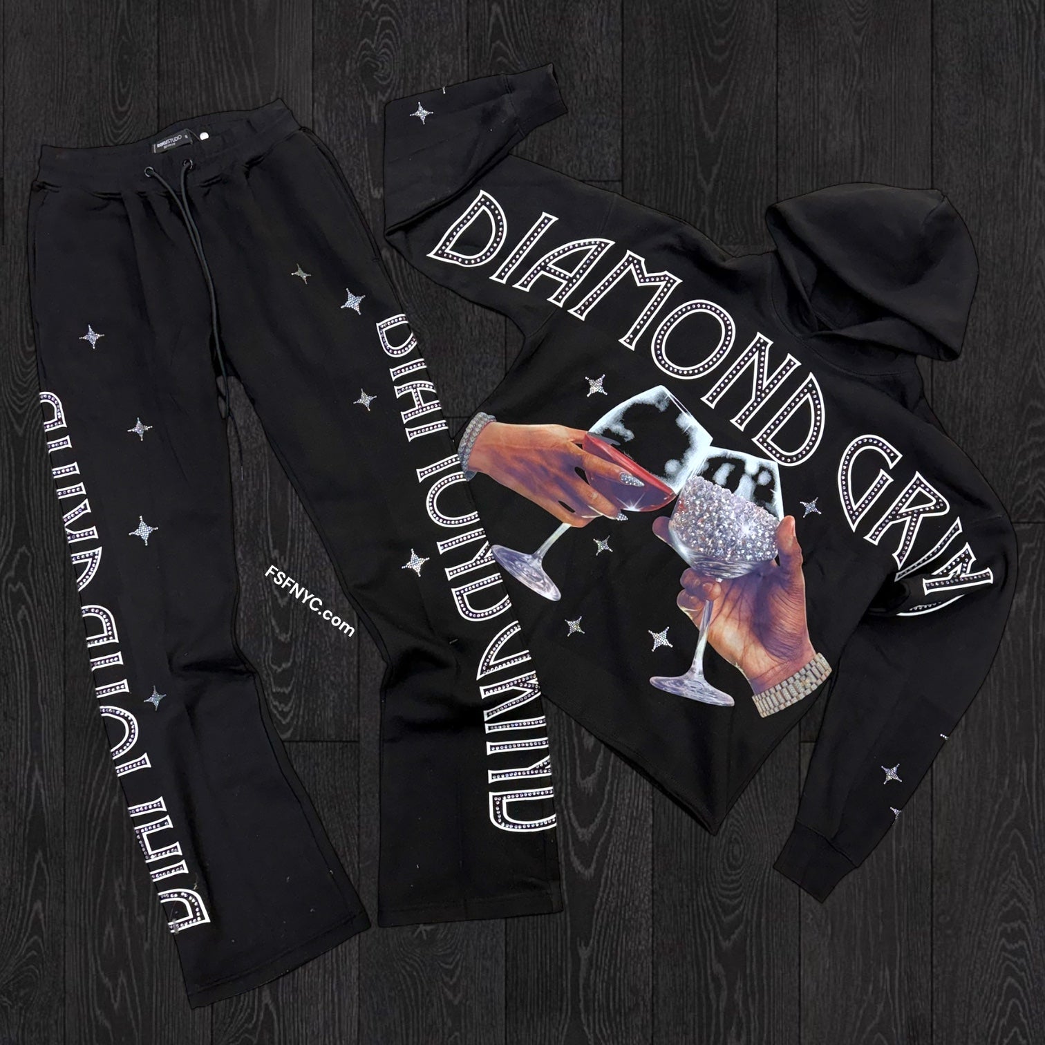 Roku -  DIAMOND GRIND Cut off set - Black - 1833 1870