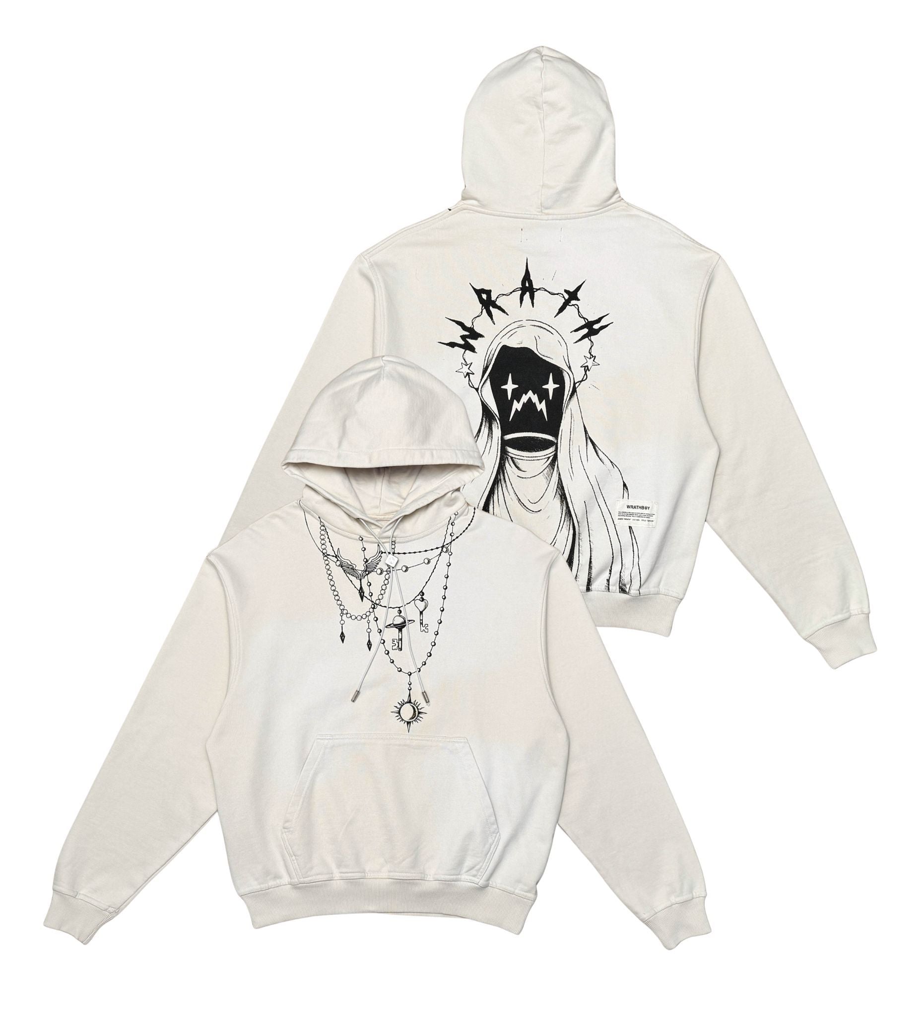 WrathBoy Mother Wrath Vintage hoodie Natural