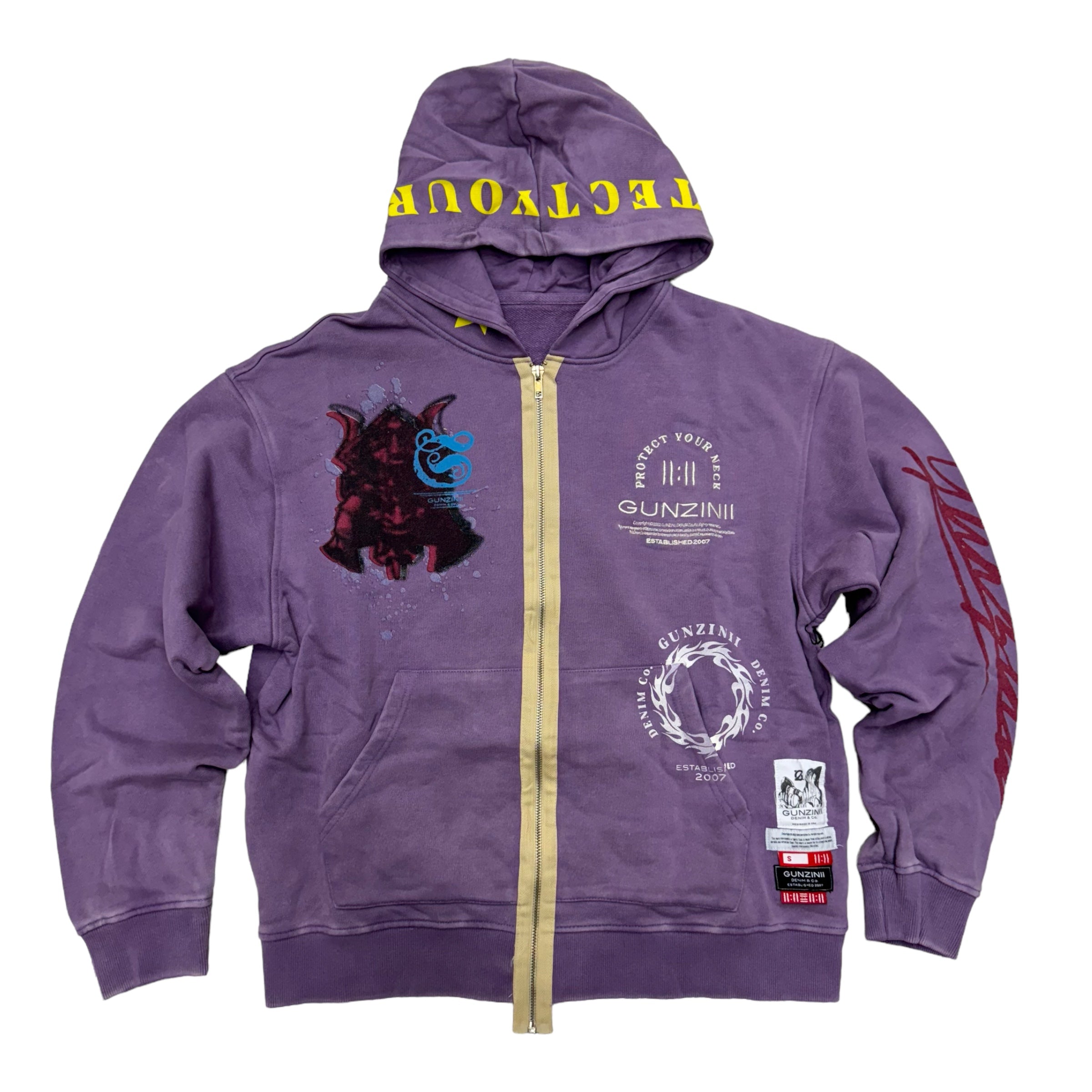 Gunzinii Dishoner Zip Hoodie Mauve 445