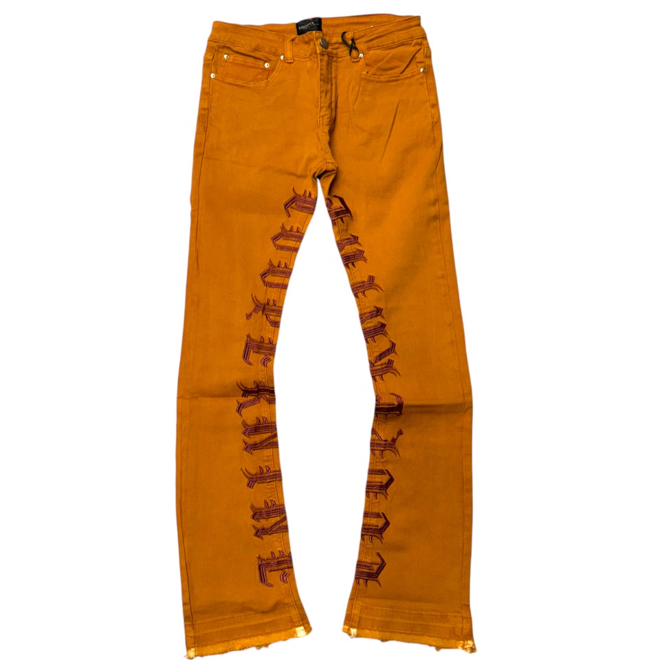 Cooper Stacked Stacked Denim Orange 0508