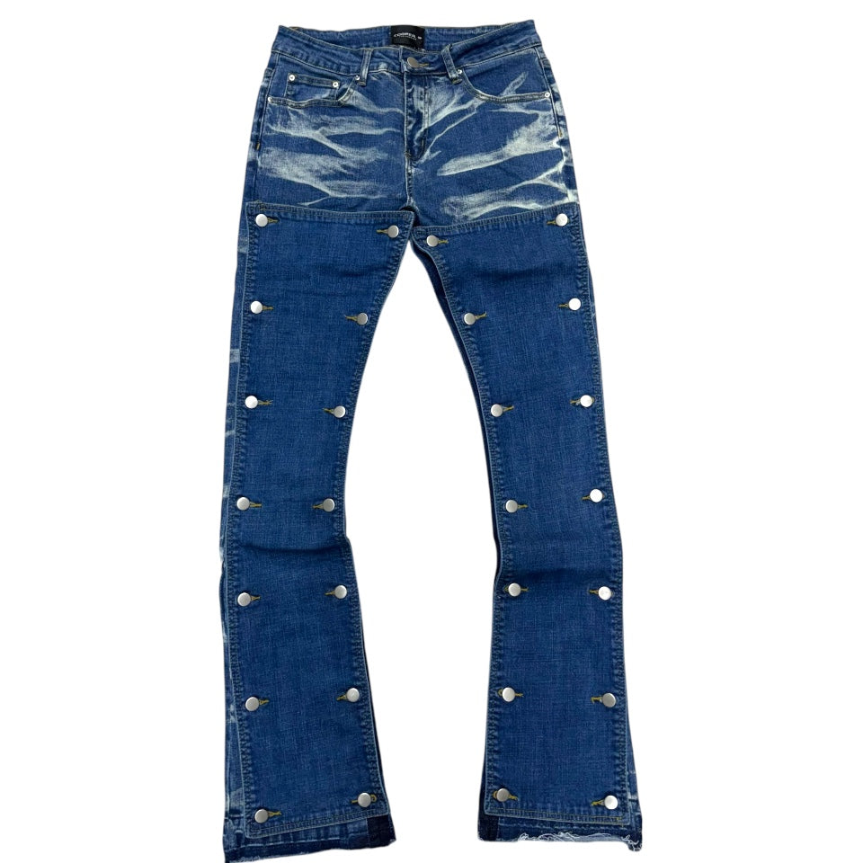 Cooper Stacked Stacked Layer Denim Blue  0409