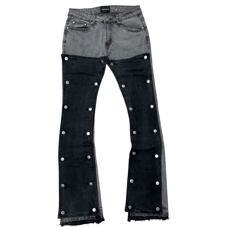 Cooper Stacked Stacked Layer Denim Black 0409