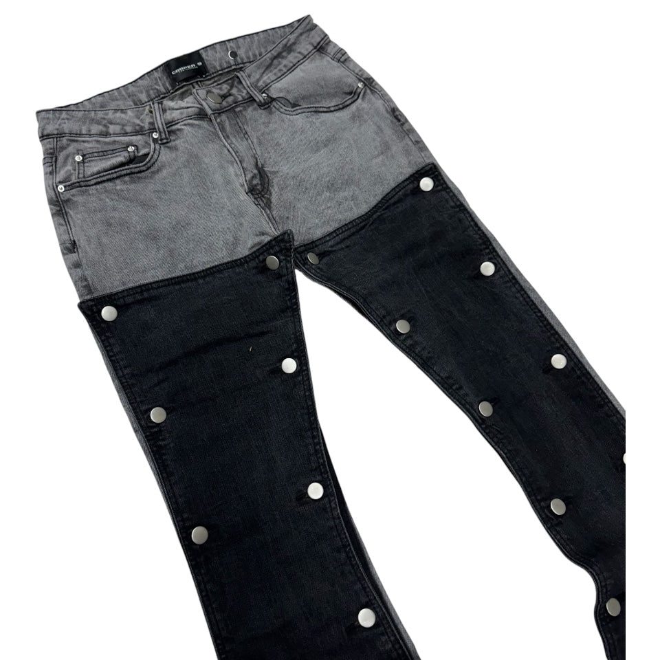 Cooper Stacked Stacked Layer Denim Black 0409