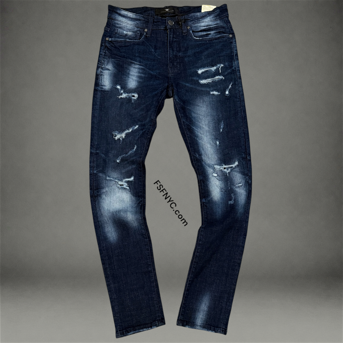 JC - Ripped washed Denim - Aged Wash JS2400