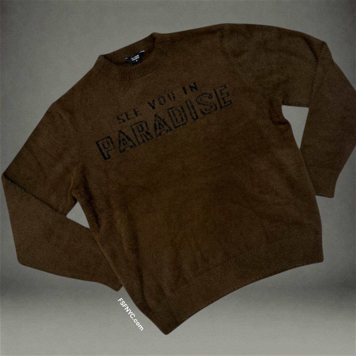 SYP - Mohair Paradise Crew Sweater - Brown - 3971