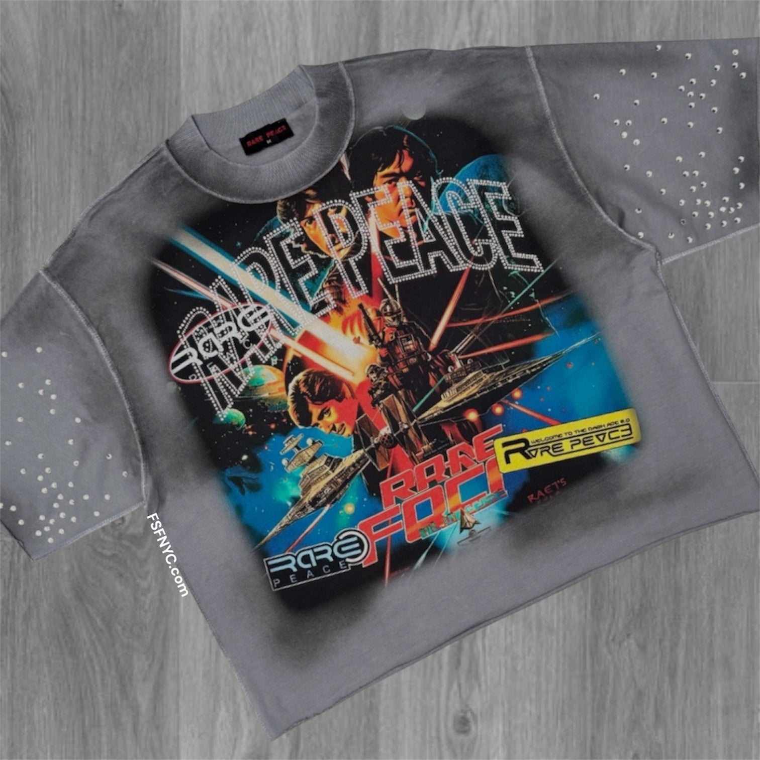 RP - Space Wars Grey Tee - 6032