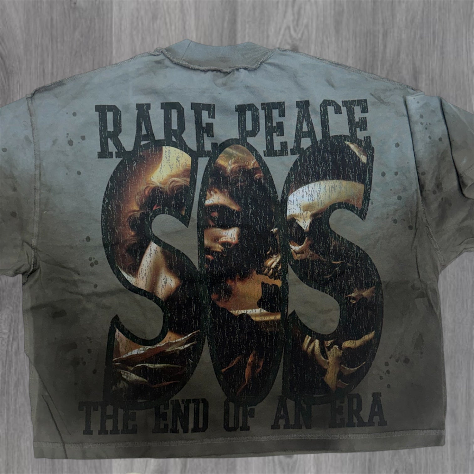 RP - SOS Oversized  Tee - Olive - 5063