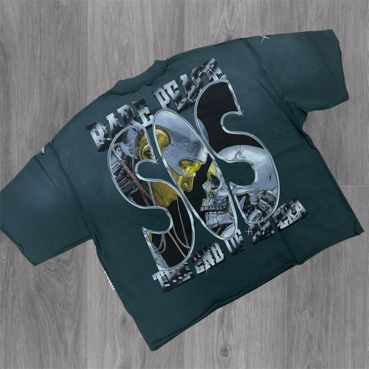 RP - AI oversized T-shirt - pine Green - 6033