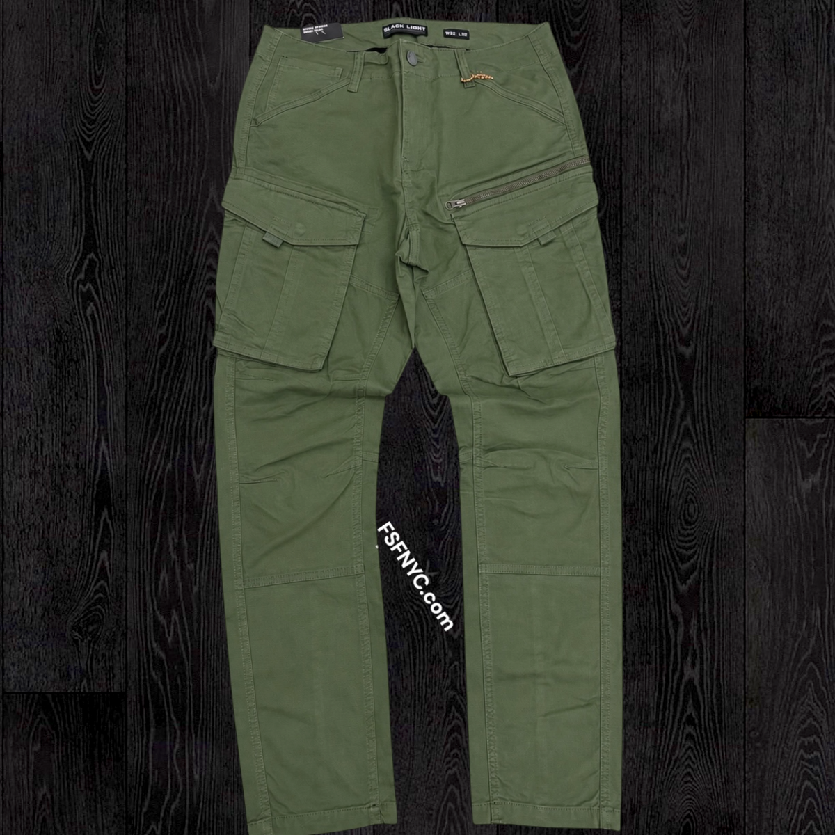 BL - Premium Cargo Pants - Olive - 80446