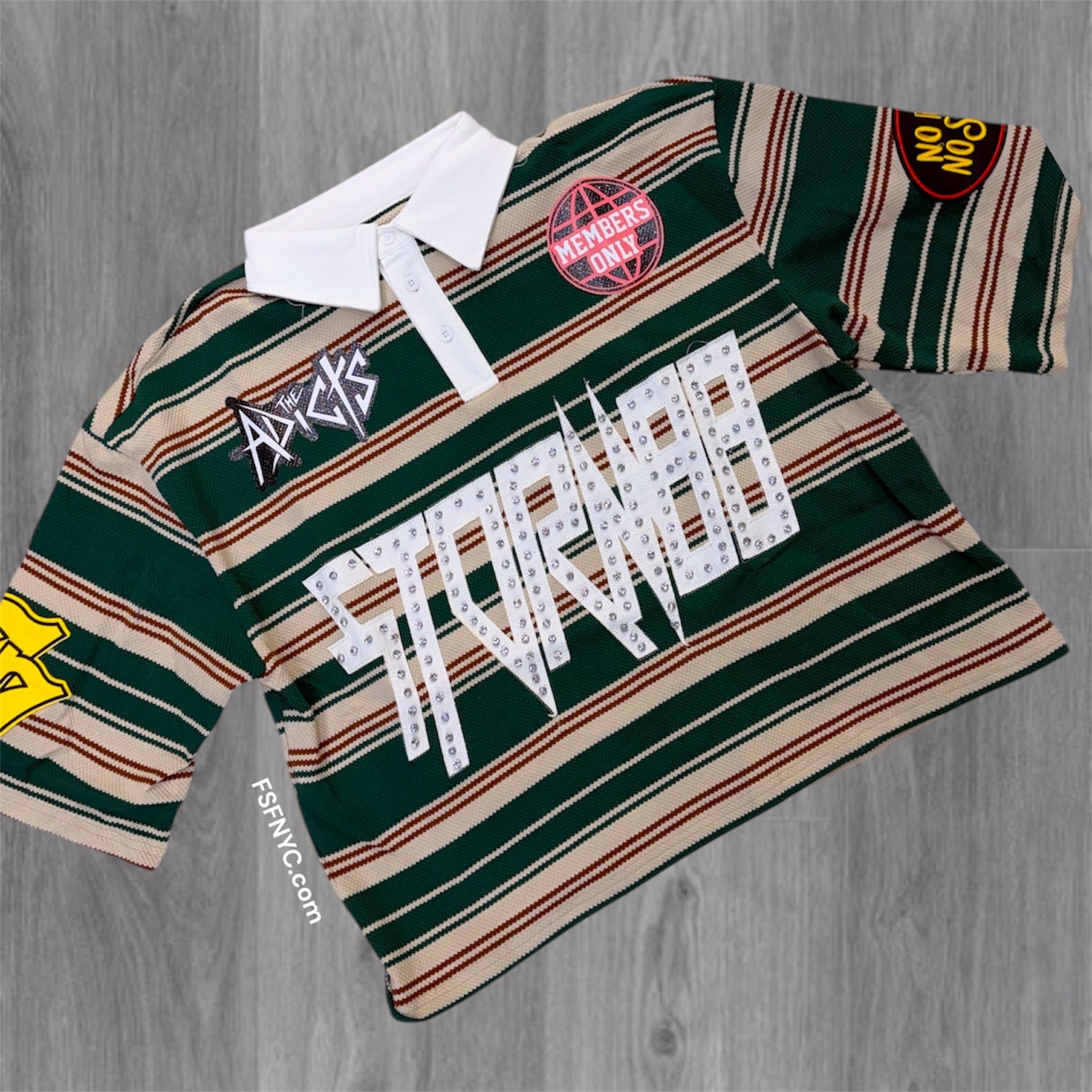 ST - Rugby Polo W/Crystal - Drury - 001