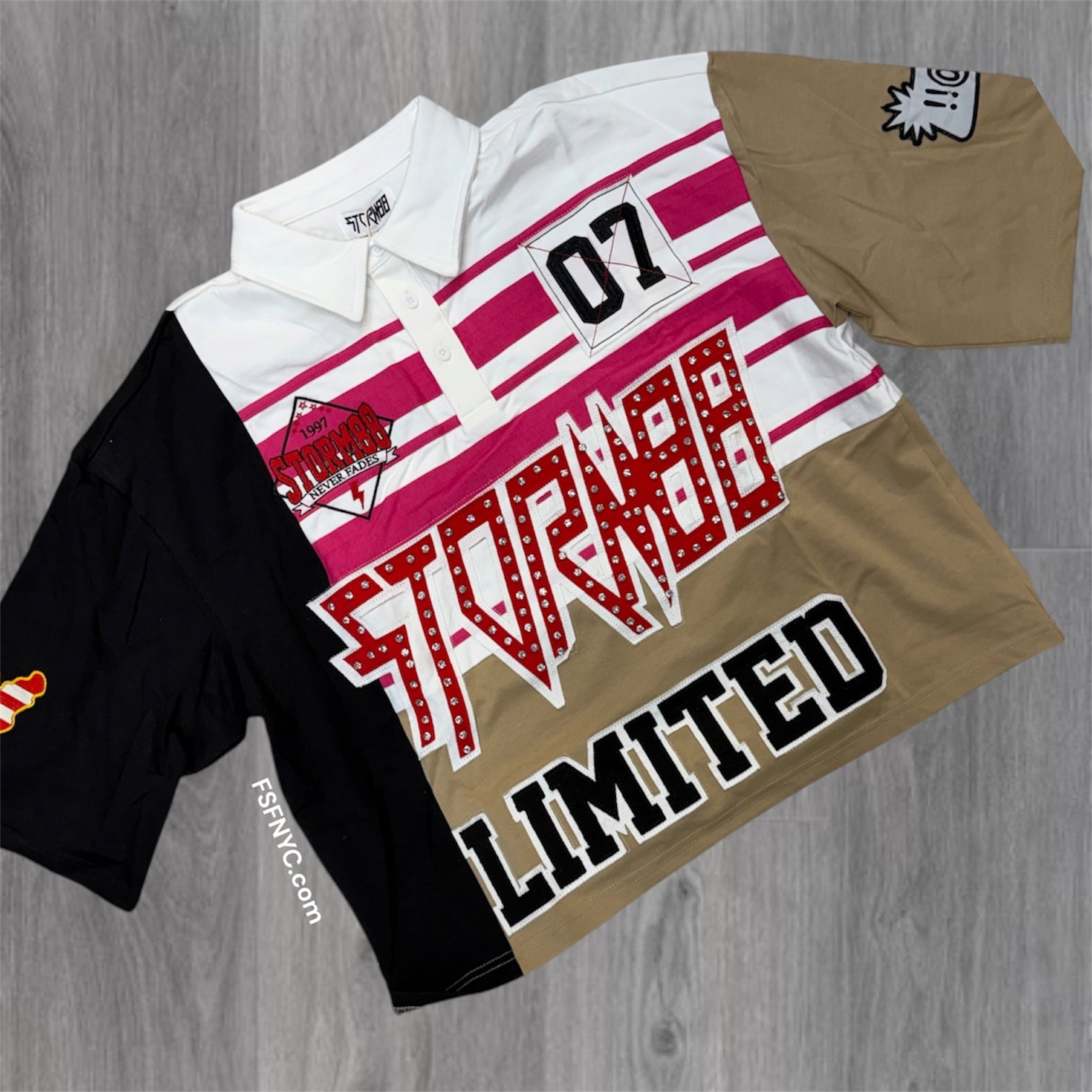 ST - Rugby Polo W/Crystal - Trout - 002