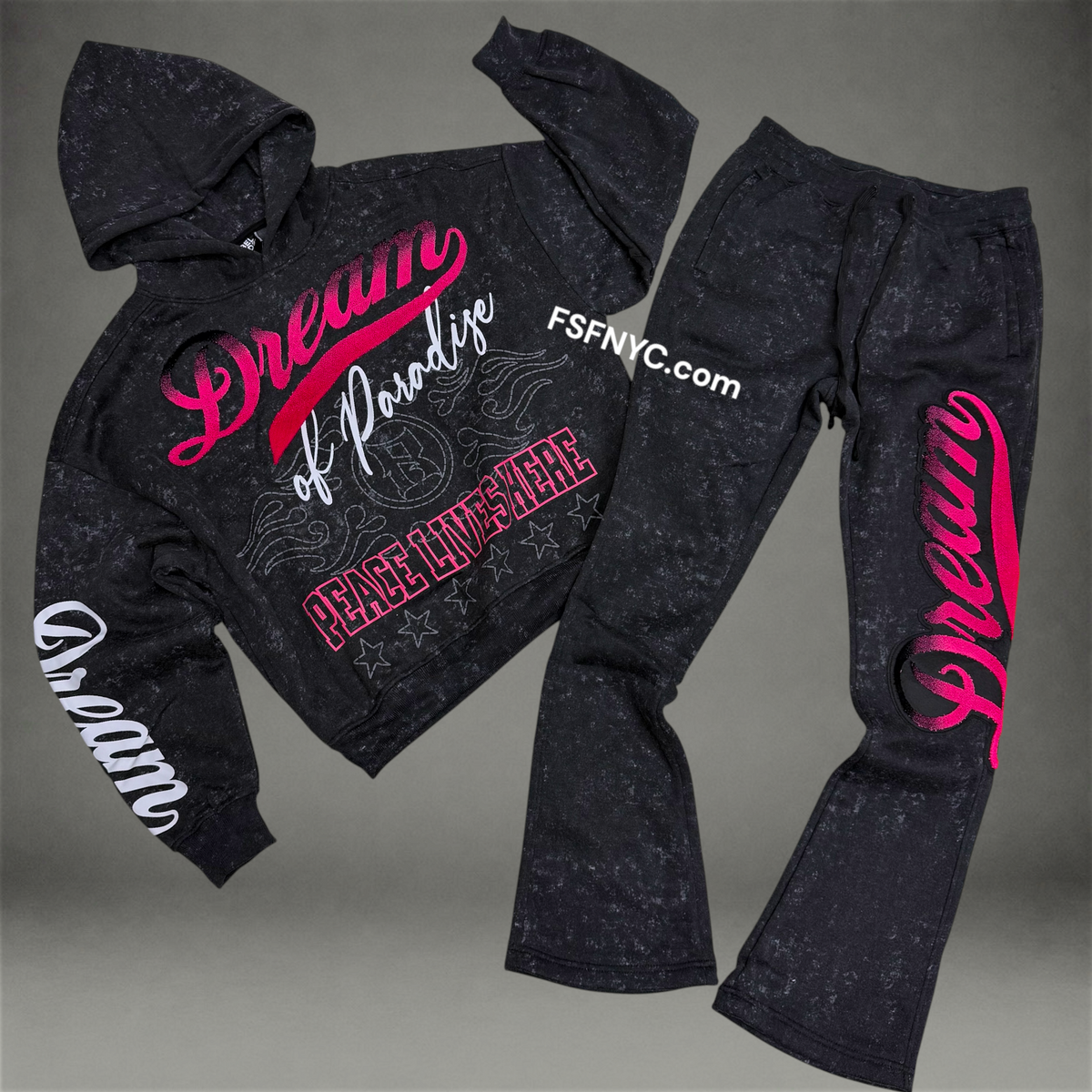 Rebel- SET - stacked Dream Suit - Black  - 308408