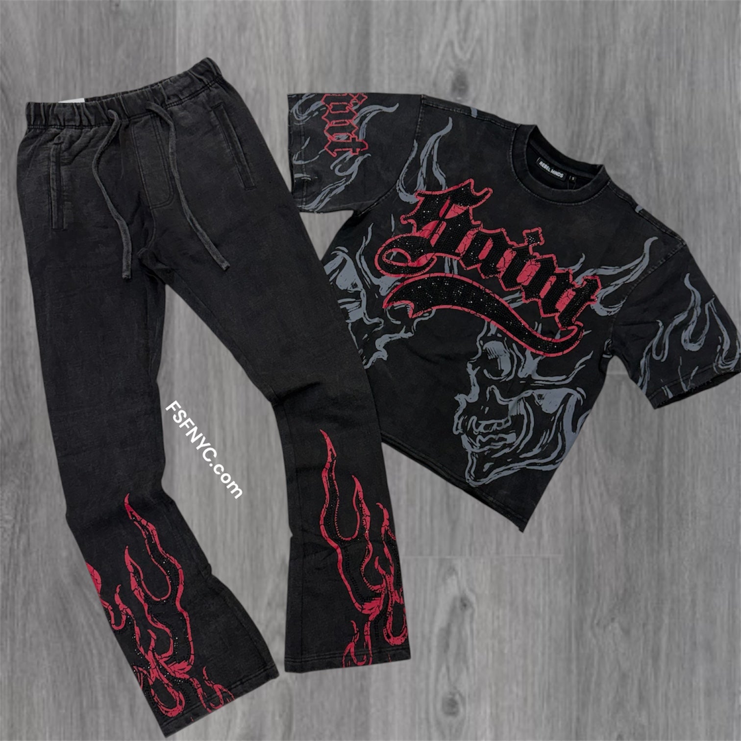 Rebel - Stacked Saint Set - Black - 106 406