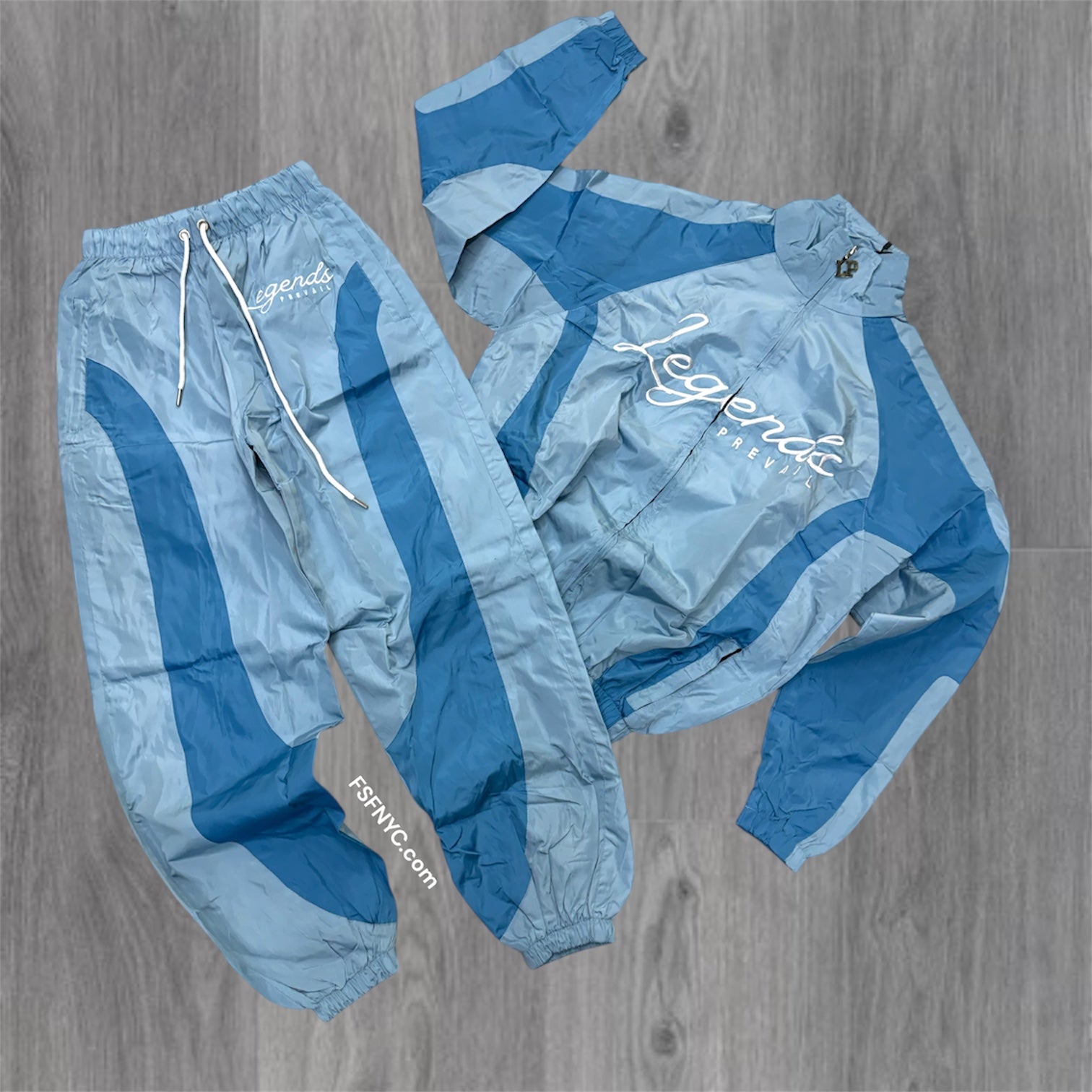 Prevail - Windbreaker set - Blue/Blue - 1993