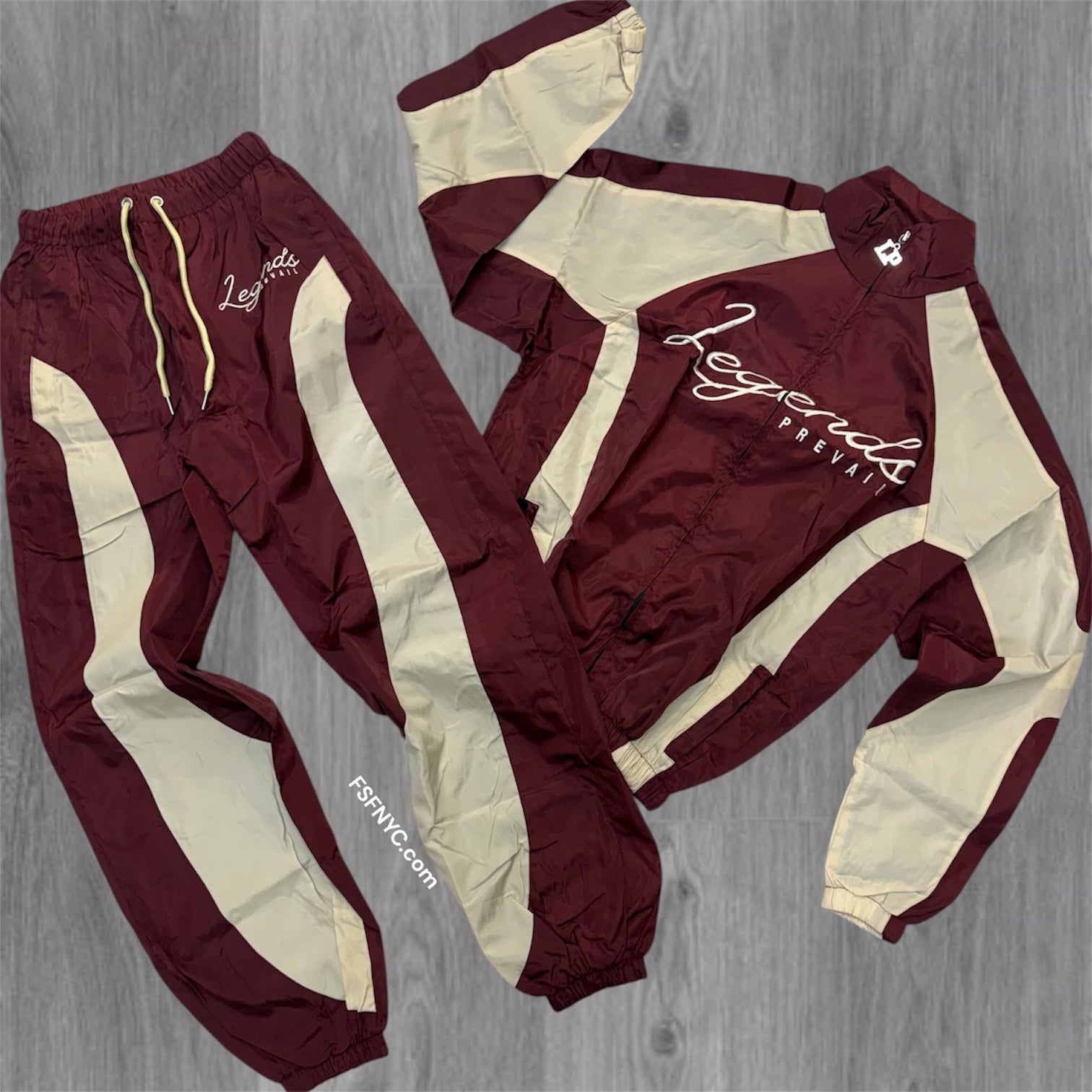 Prevail - Windbreaker set - Wine - 1993