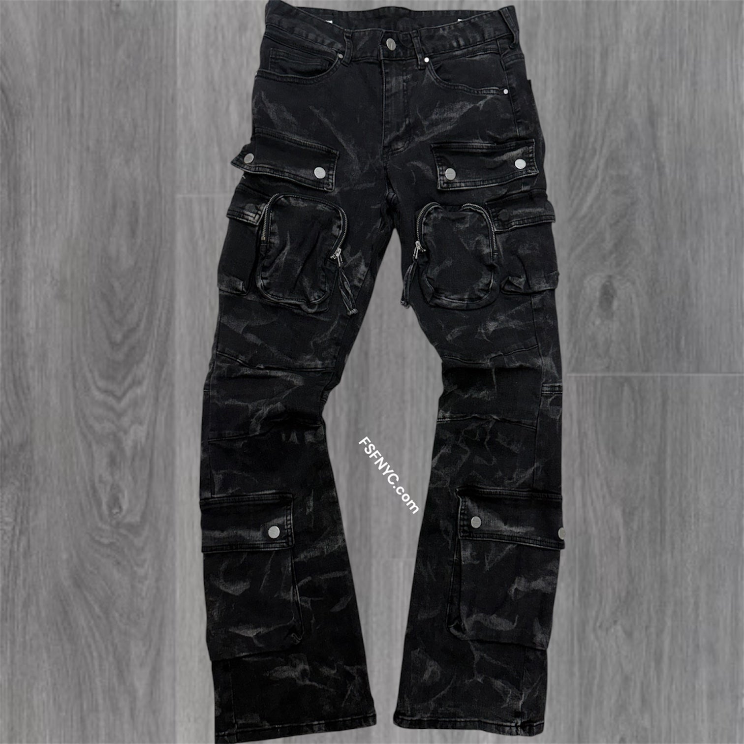 FR - Utility Black Stone Denim - 4104