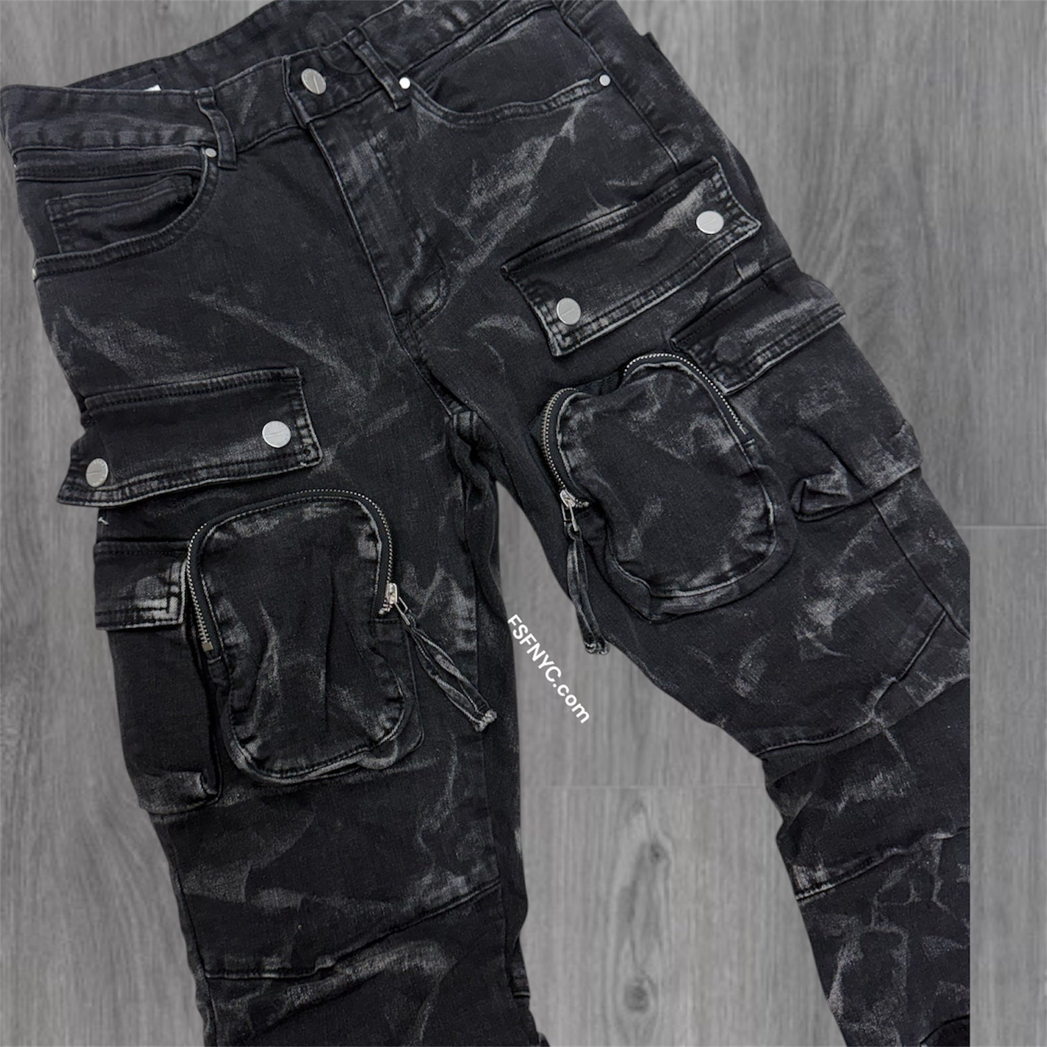 FR - Utility Black Stone Denim - 4104