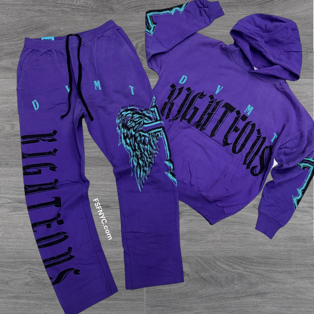 Rebel RIGHTEOUS Sweat Suit Purple 314 414