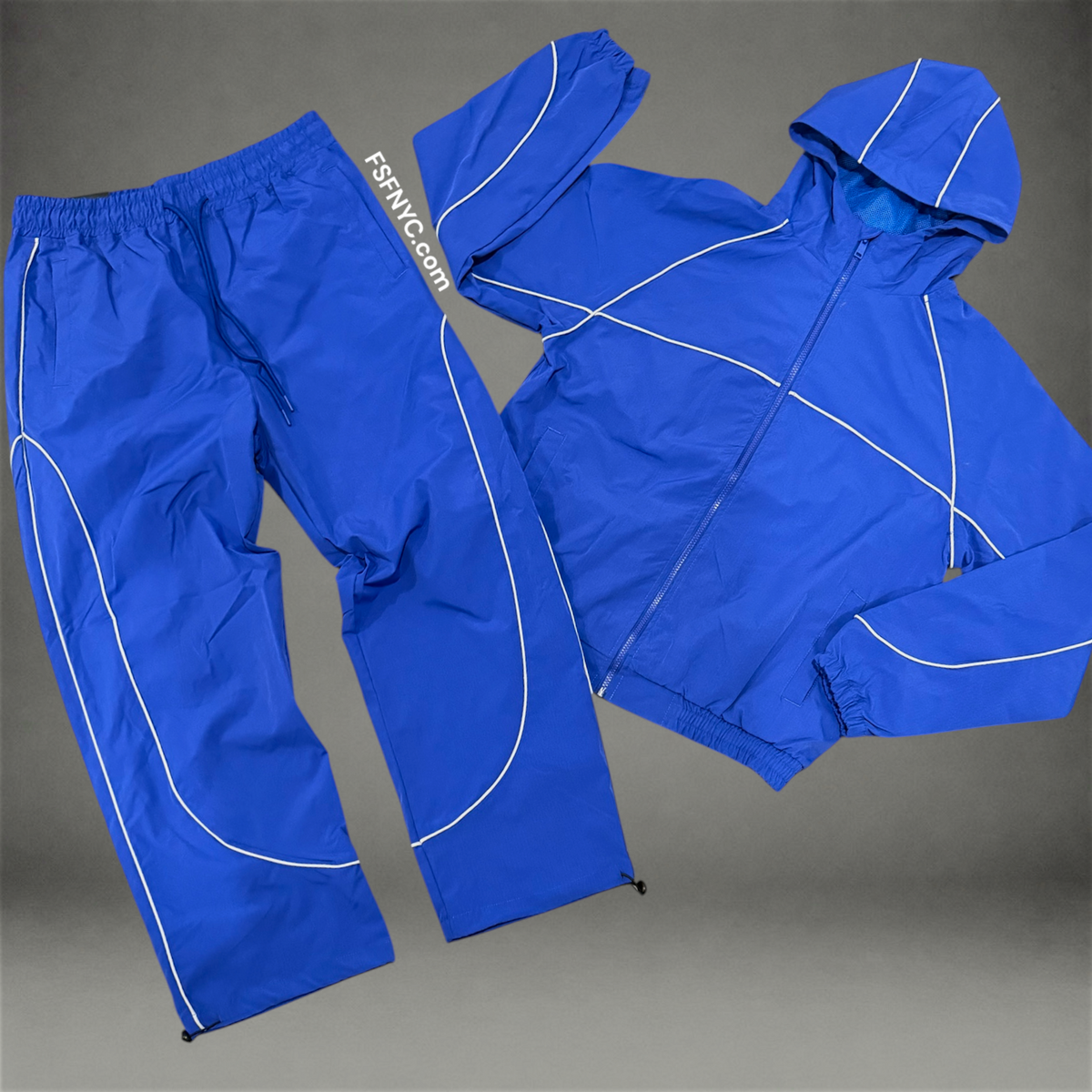 Pipping Windbreaker Set - Royal - 530